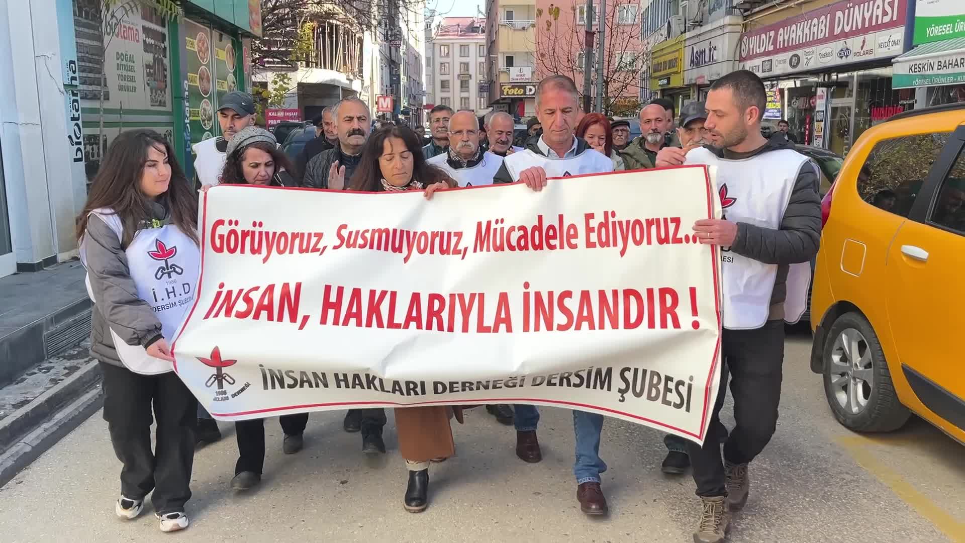 İHD Tunceli Şubesi: "Ekonomik kriz ve derin yoksullaşma ağır insan hakları ihlalidir"