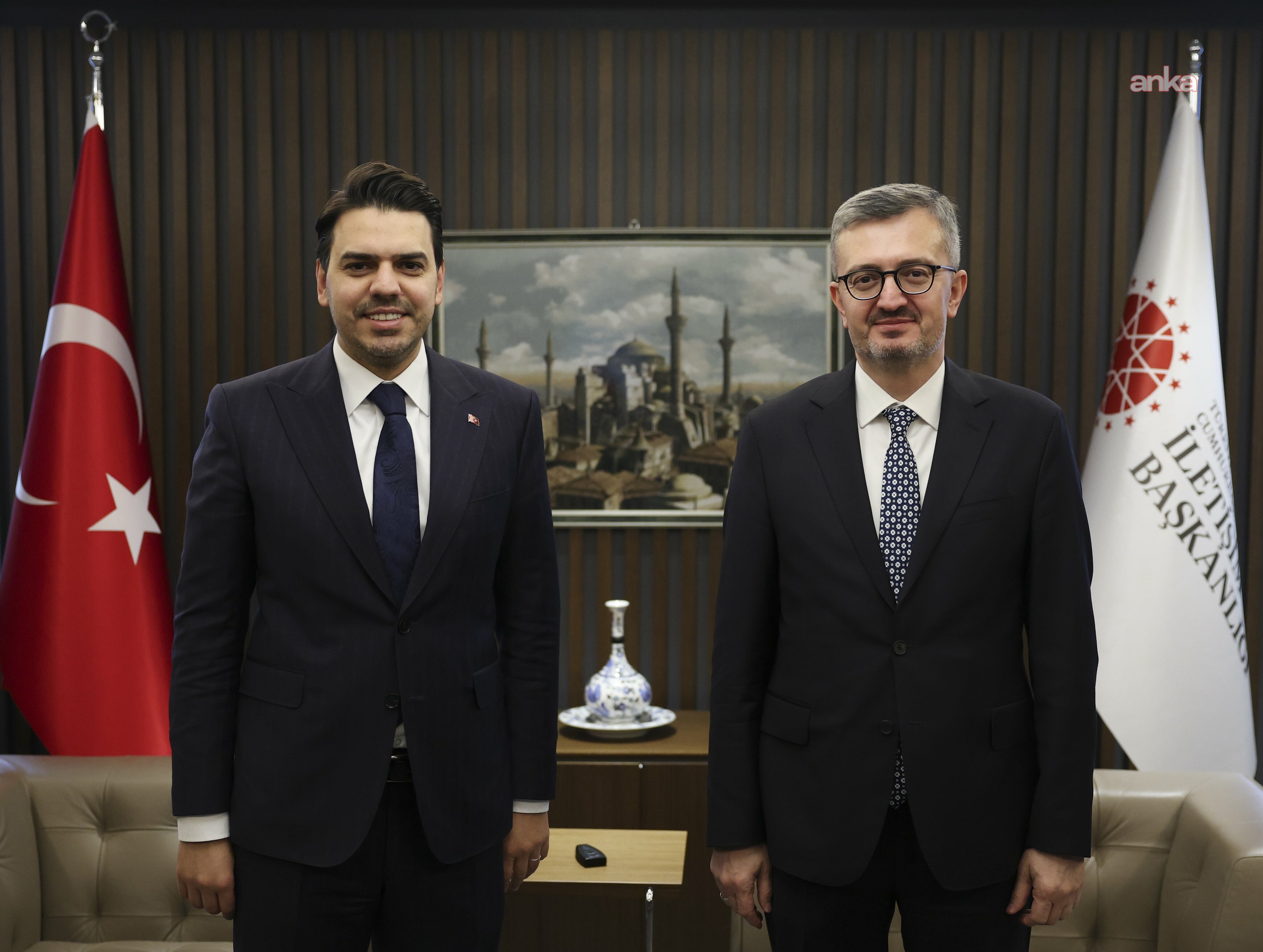 TİKA Başkanı Eren, İletişim Başkanı Duran'ı ziyaret etti