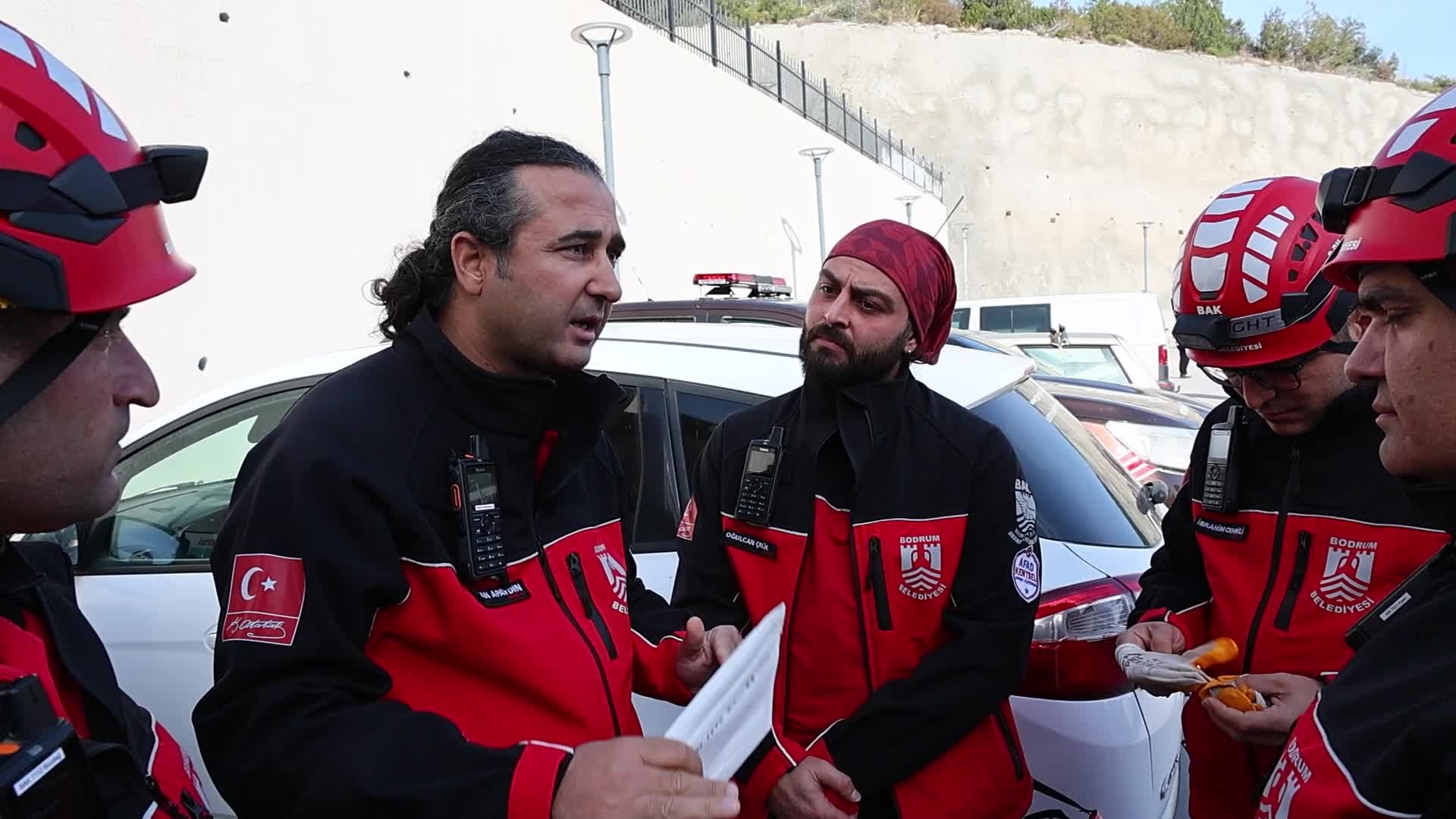 Bodrum Arama Kurtarma ekipleri, deprem, yangın entegre tahliye ve kurtarma tatbikatına katıldı