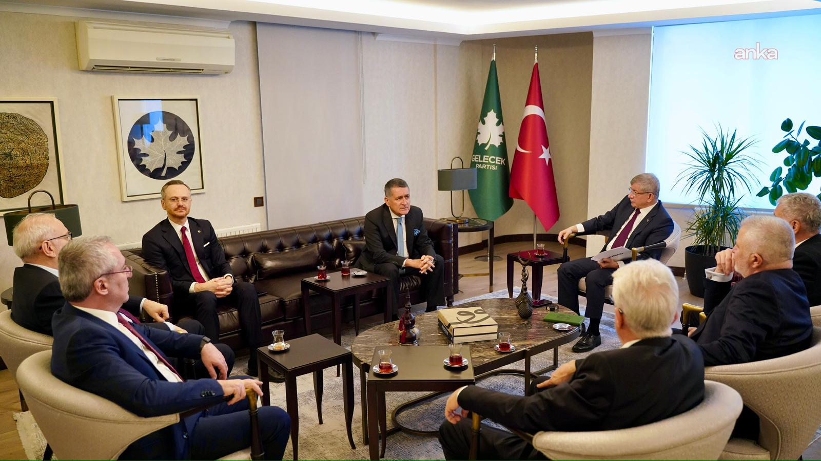 TÜSİAD Yönetim Kurulu Başkanı Orhan Turan, Ahmet Davutoğlu ile görüştü