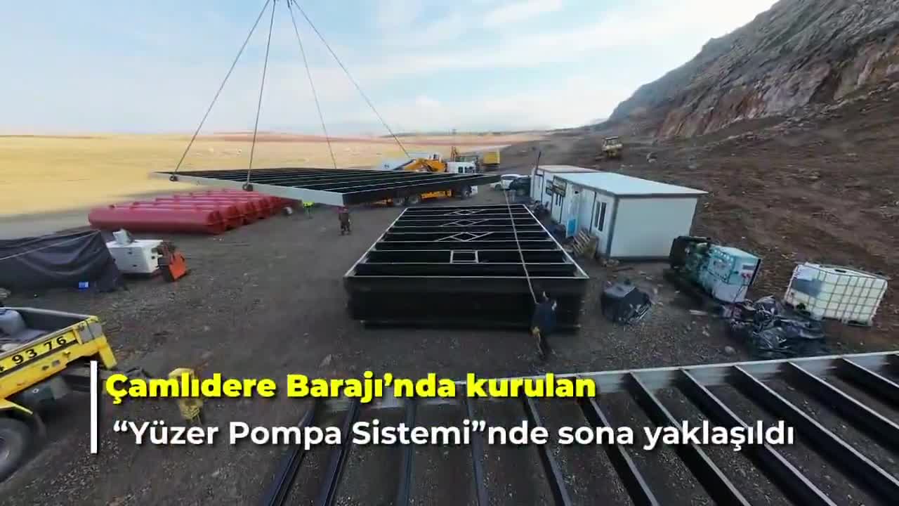 ASKİ’den kuraklıkla mücadelede kritik adım: Çamlıdere Barajı’nda “yüzer pompa” sistemi kuruluyor