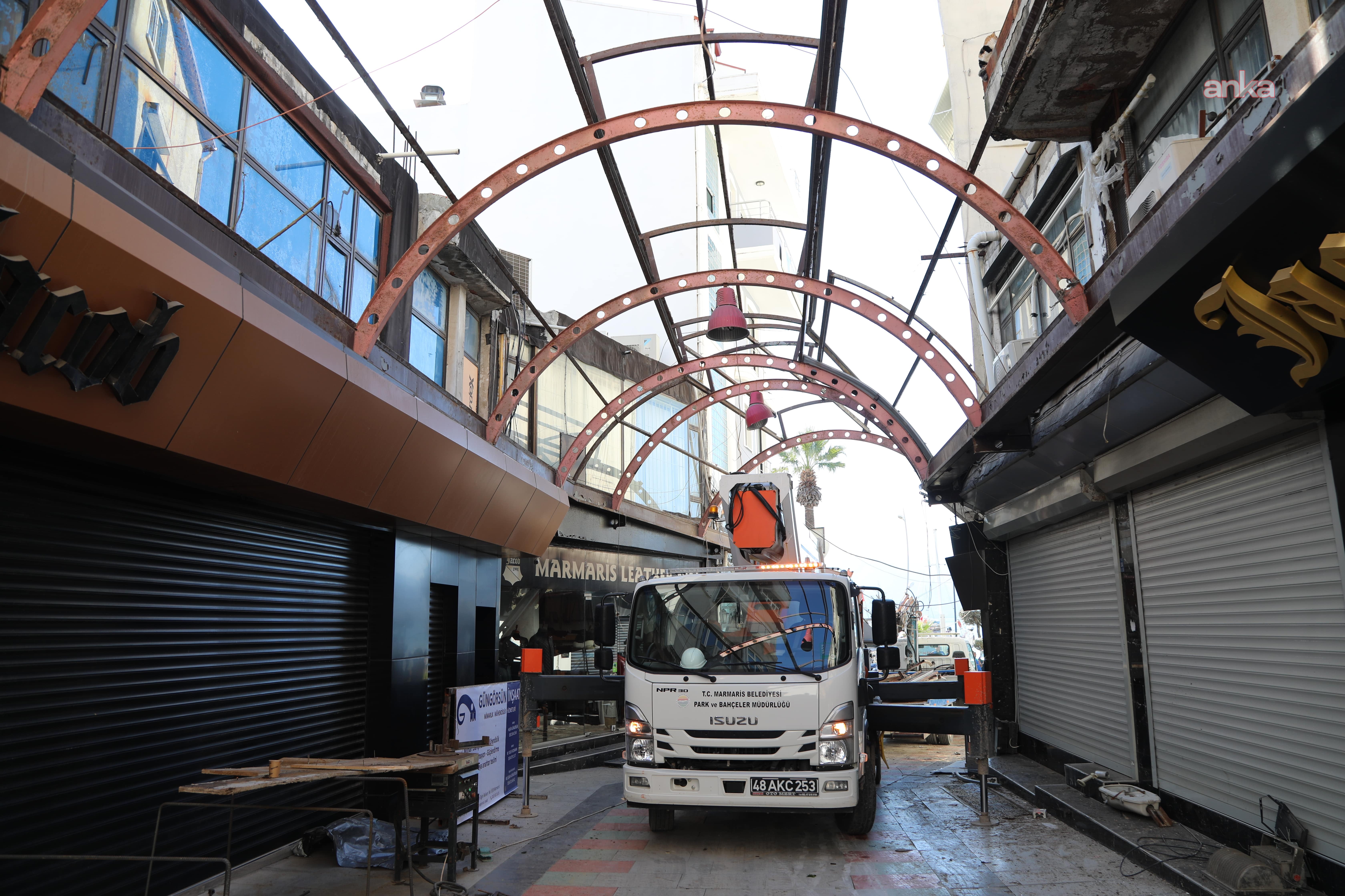Marmaris Çarşısı'nda dönüşüm sürüyor