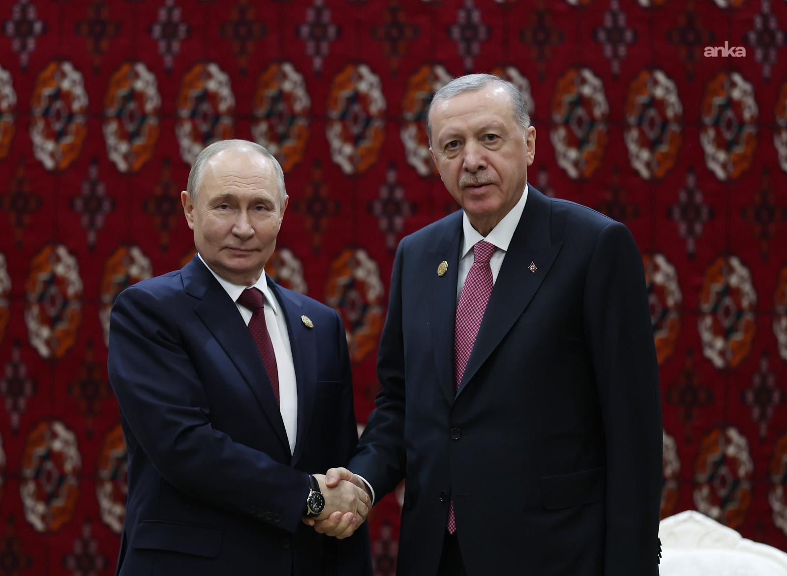 Erdoğan-Putin görüşmesi: "Ukrayna-Rusya Savaşı’nda Türkiye’nin barış çabalarına destek vereceği tekraren ifade edildi"