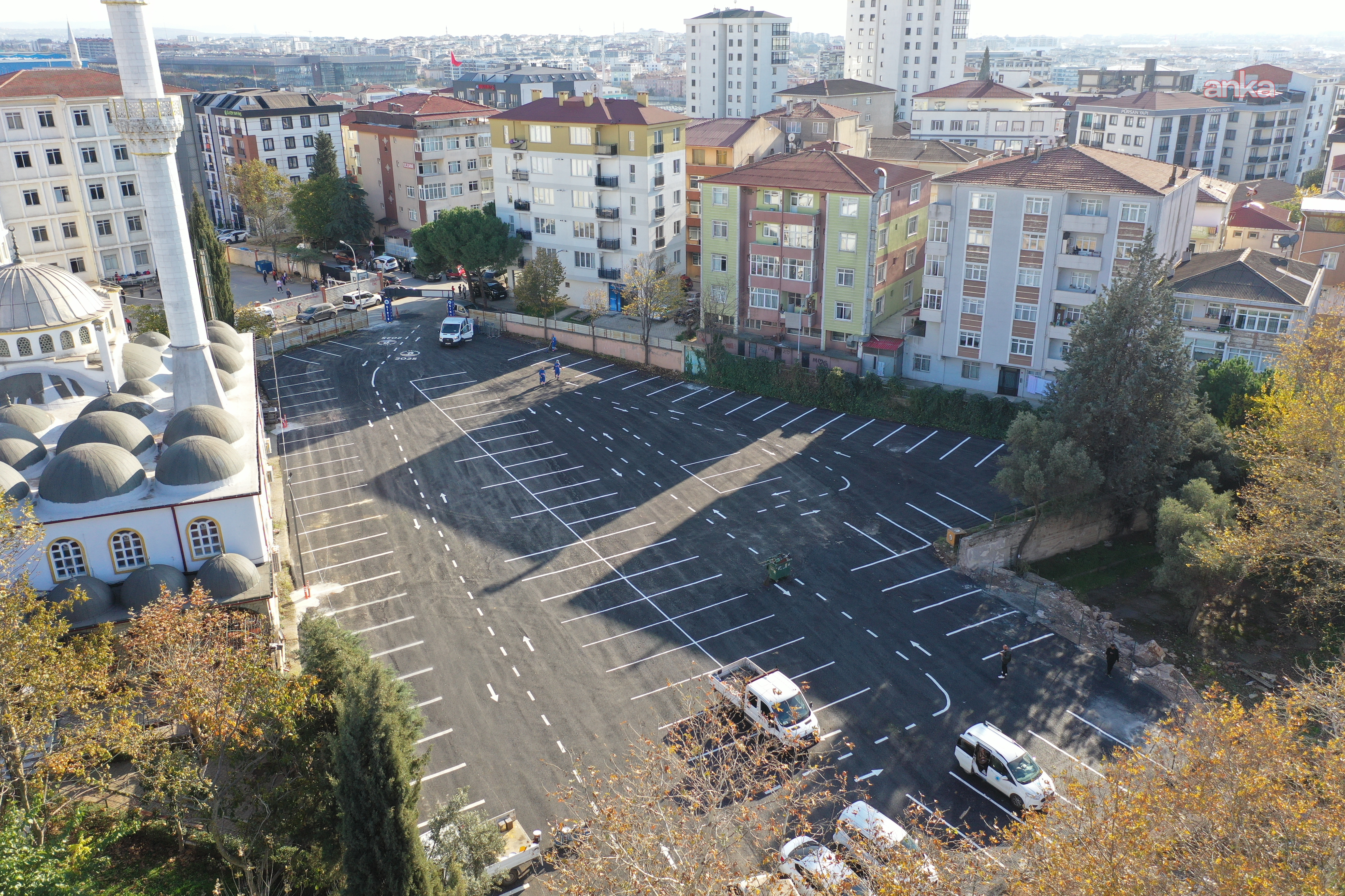 Tuzla’da 3 bin metrekarelik ücretsiz otopark hizmete açıldı