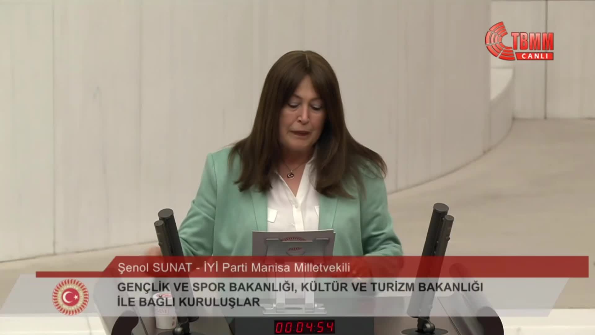 2026 bütçesi TBMM Genel Kurulu'nda... İYİ Partili Taşcı: Açlığı, adaletsizliği yaşıyor toplum ve bunların hiçbiri siz ekran kararttınız diye yok olmuyor