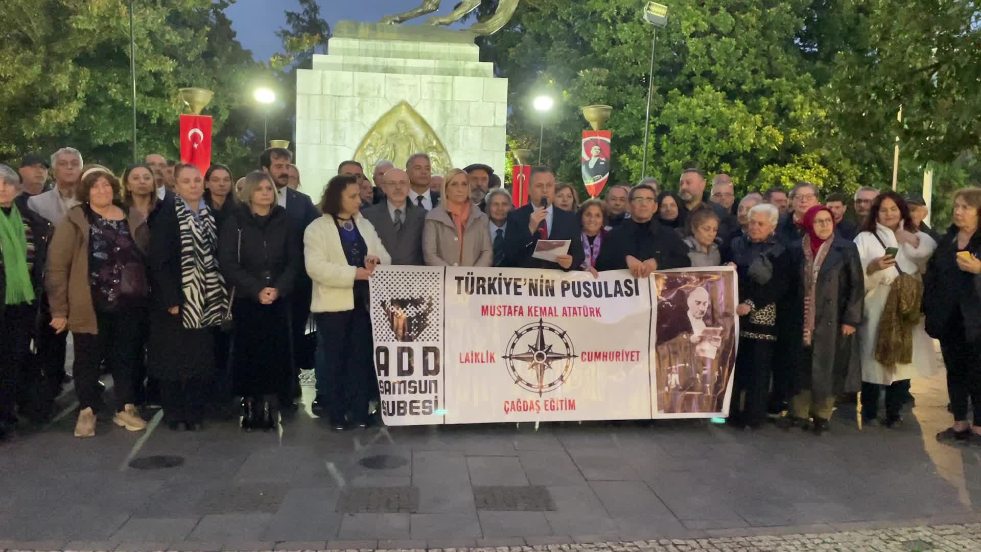 ADD Samsun Şube Başkanı Gömeç: Devletimizi yönetenleri varlık nedenlerinin ve sorumluluklarının bilinciyle derhal göreve davet ediyoruz
