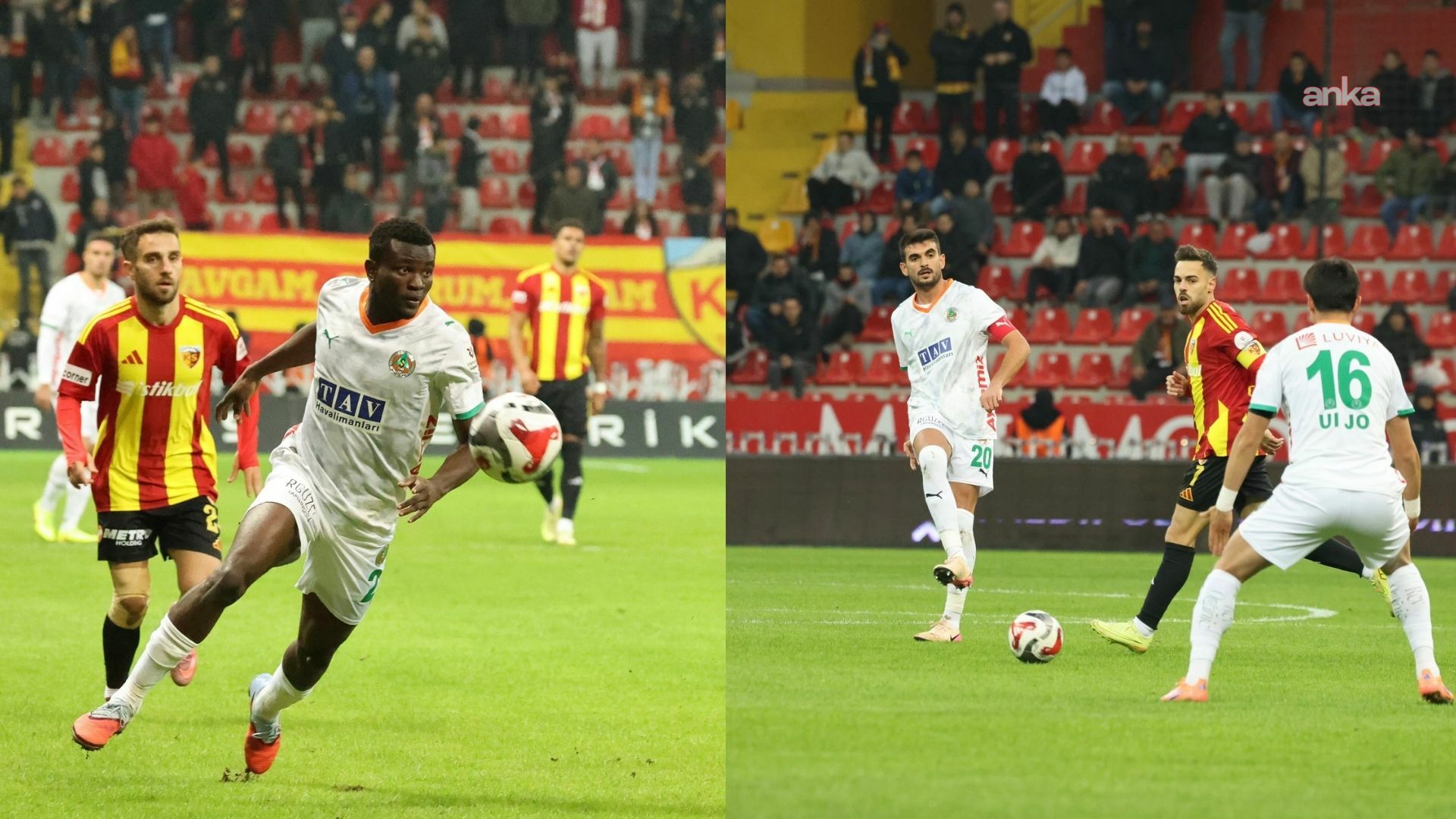 Kayserispor, Corendon Alanyaspor’la 0-0 berabere kaldı