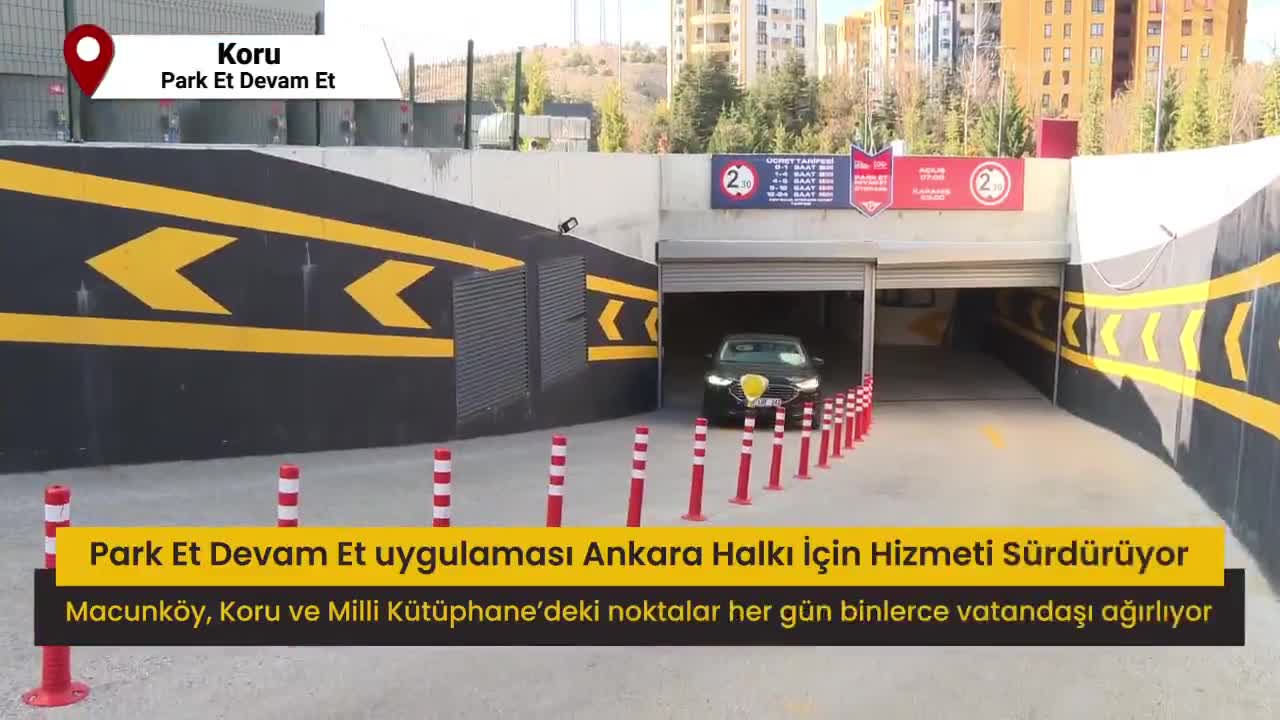 Ankara Büyükşehir Belediyesi’nin “Park Et Devam Et” uygulaması üç noktada devam ediyor