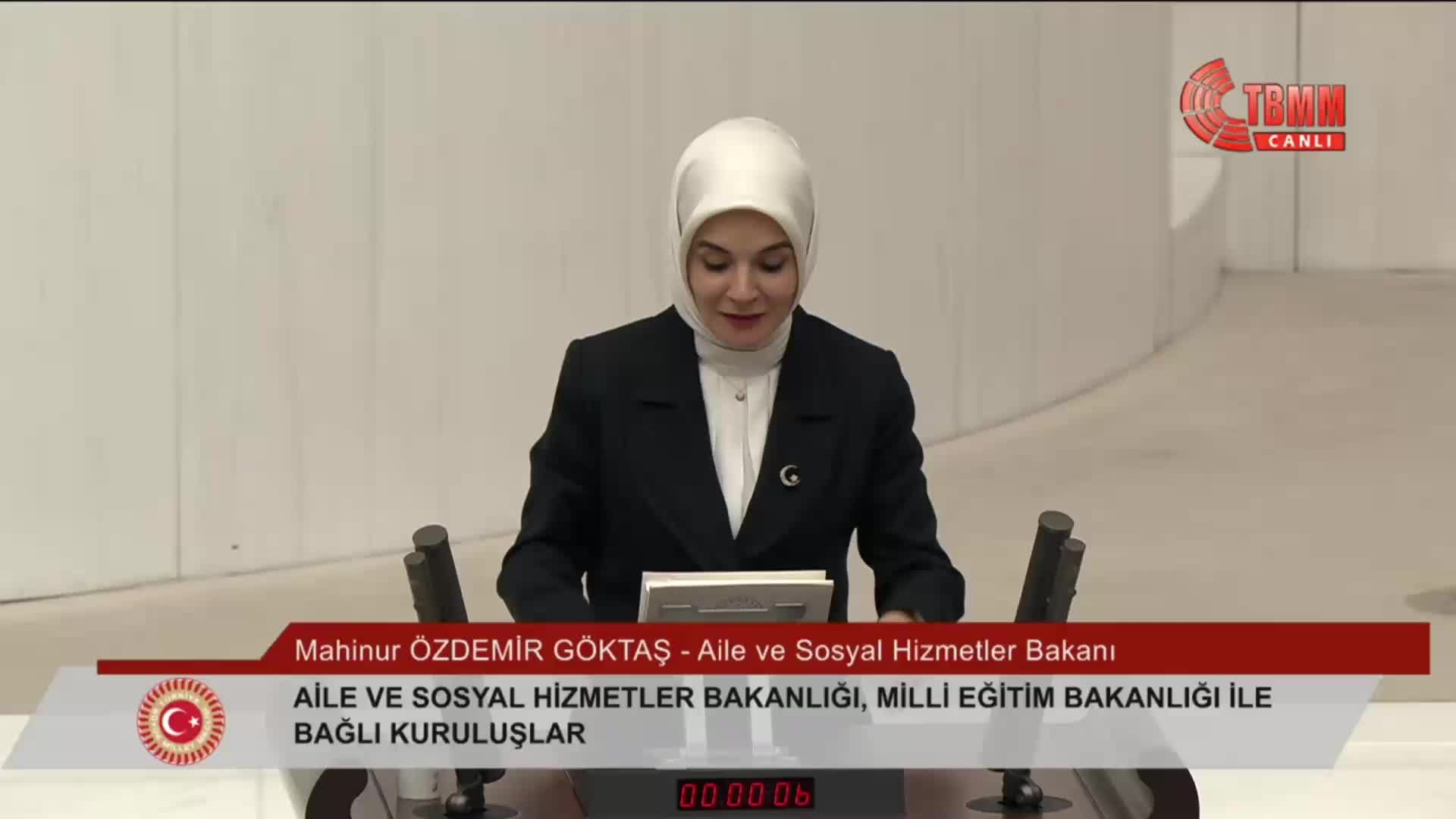 2026 bütçesi TBMM Genel Kurulu'nda… Aile Bakanı Göktaş: "Bugün artık kadınlar, hayatın her alanında daha görünür, daha etkin ve daha güçlü"