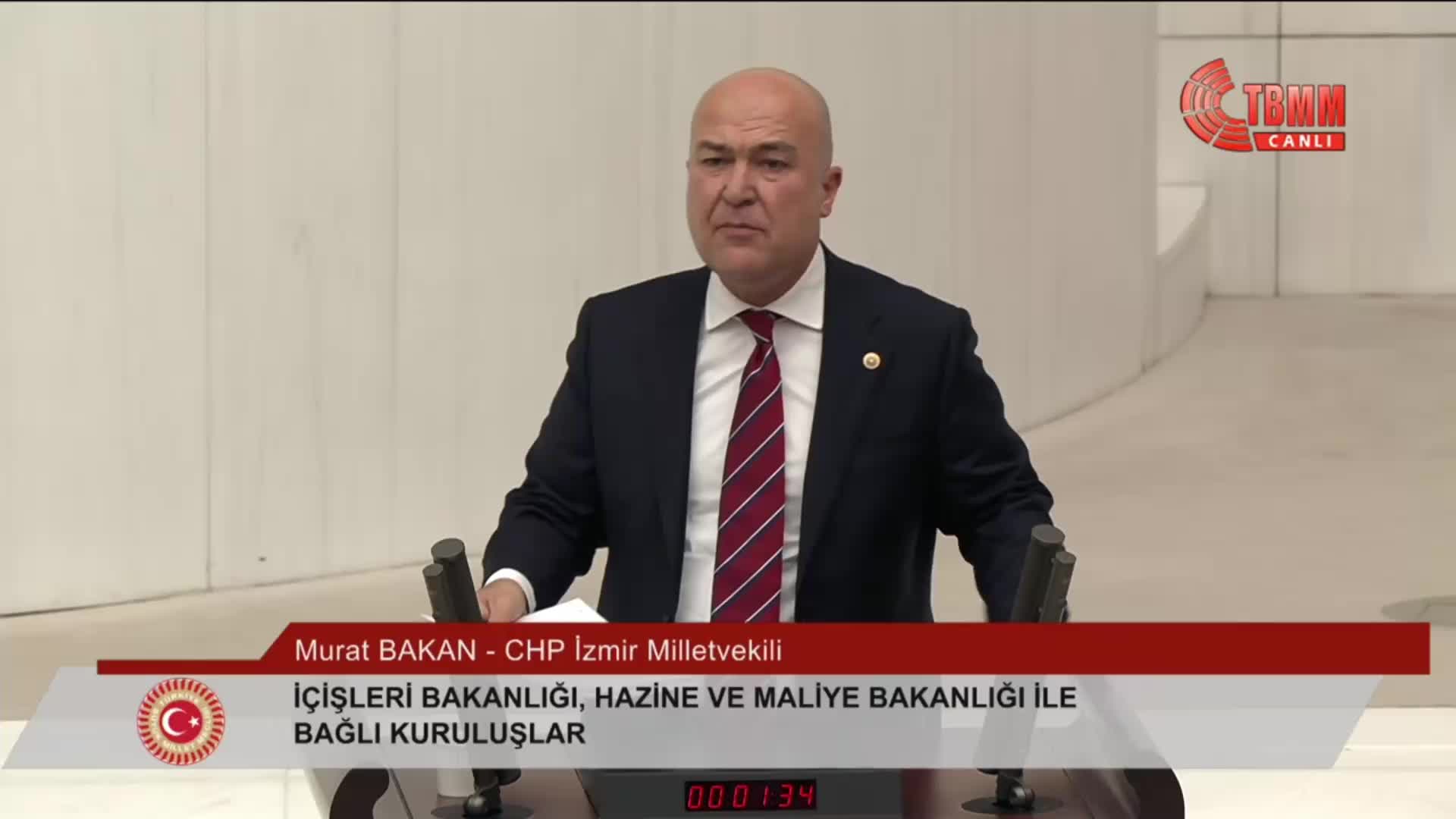 2026 bütçesi TBMM Genel Kurulu'nda... CHP'li Tüzün: Gülşah Durbay, kendisine iftira atanlarla bu dünyada hesaplaşmadı ama öbür dünyada hesaplaşacak; iki eli de o iftirayı atanların iki yakasında olacaktır