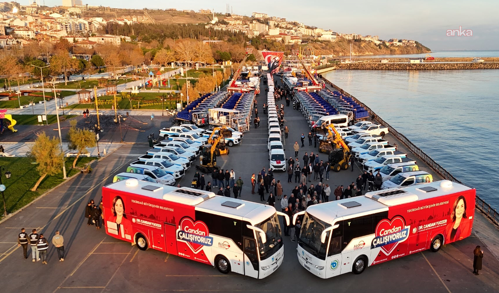 Tekirdağ Büyükşehir Belediyesi filosuna, 2 yıllık kiralama bedeliyle 423 yeni araç kattı