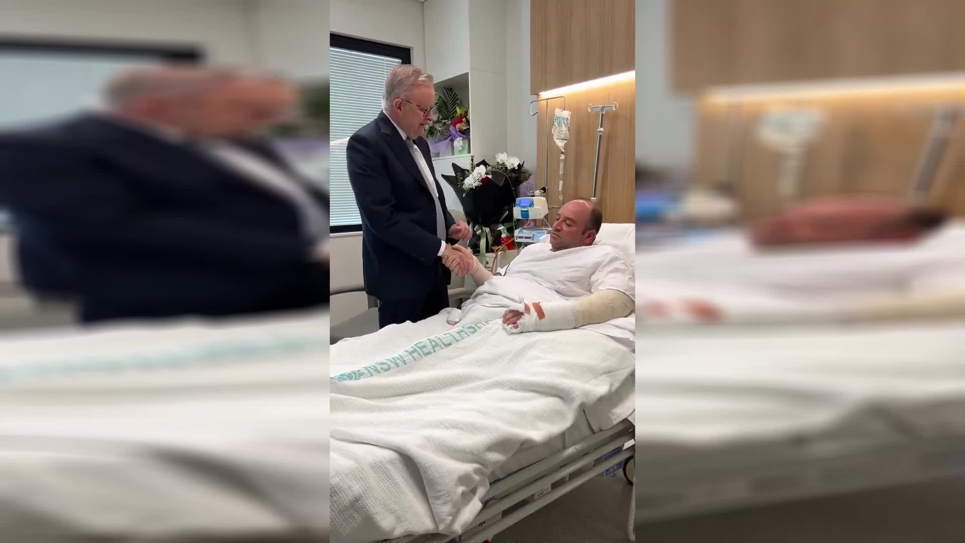 Avustralya Başbakanı Albanese’den Sydney'deki saldırıda saldırganın silahını alan Suriyeli Ahmed’e ziyaret: “Avustralya’nın kahramanısın”