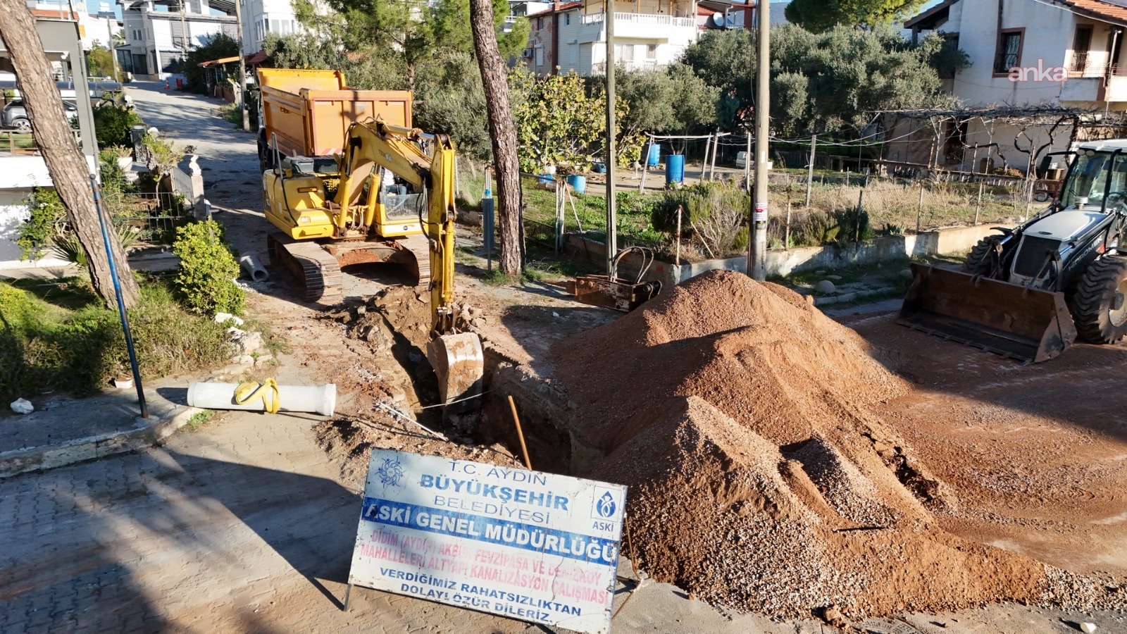 Aydın Büyükşehir Belediyesi'nin Didim’de altyapı yatırımları sürüyor