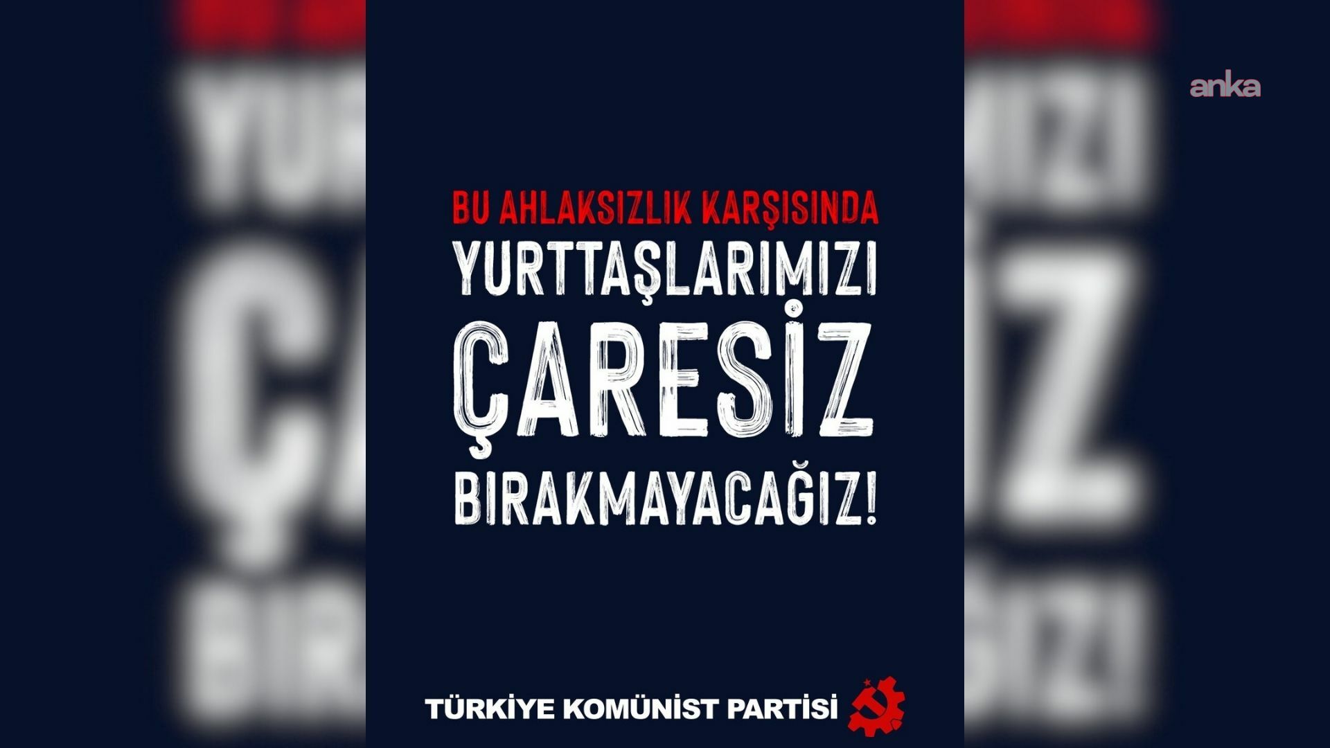 Türkiye Komünist Partisi: "Yeni yıla umutla girebilmek için hep birlikte mücadeleye"