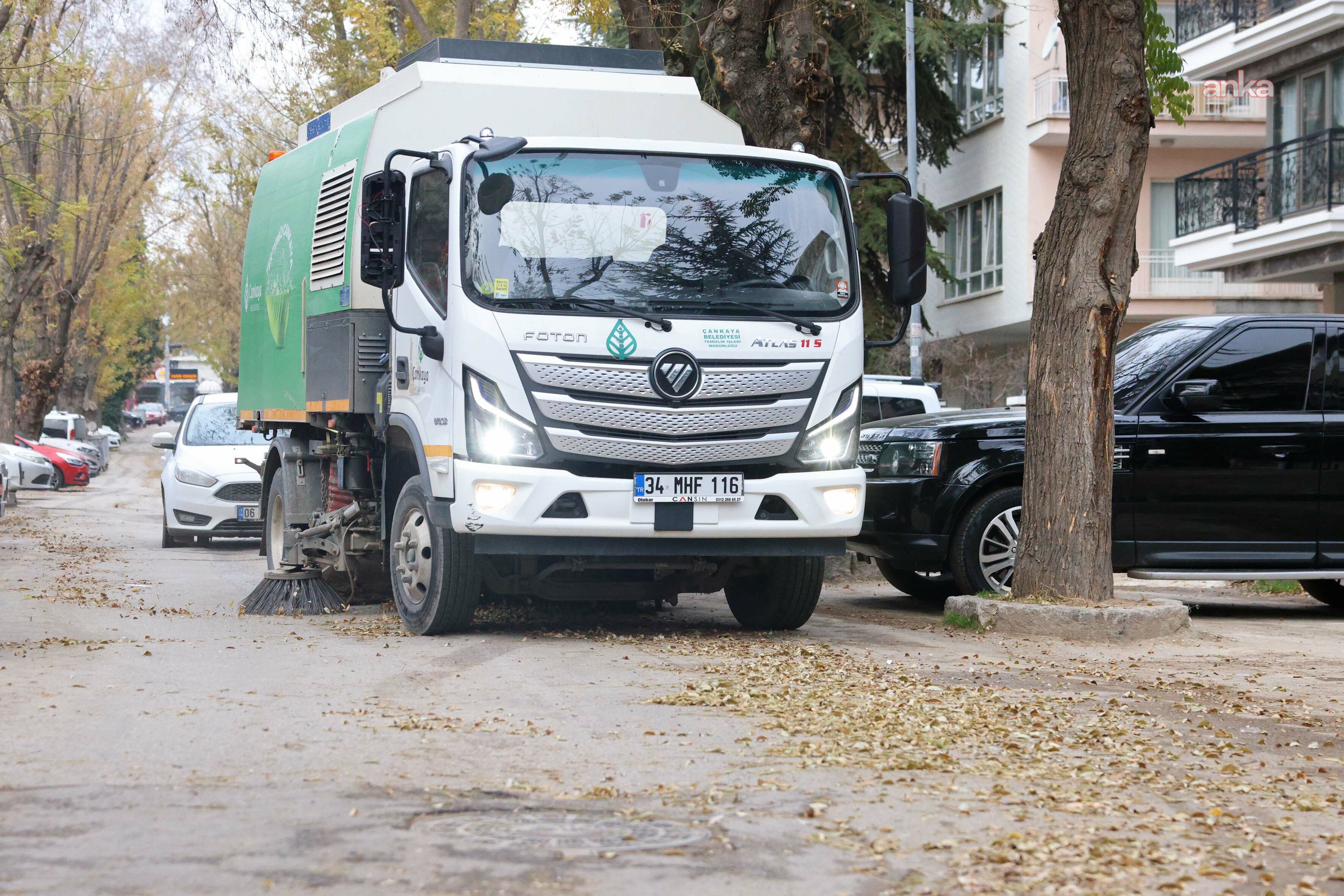 Çankaya Belediyesi,  temizlik çalışmalarına devam ediyor