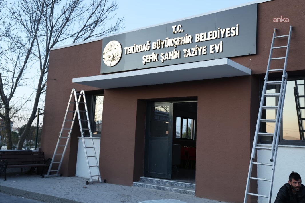 Tekirdağ Büyükşehir Belediyesi, "Şefik Şahin Taziye Evi" projesinde sona yaklaştı