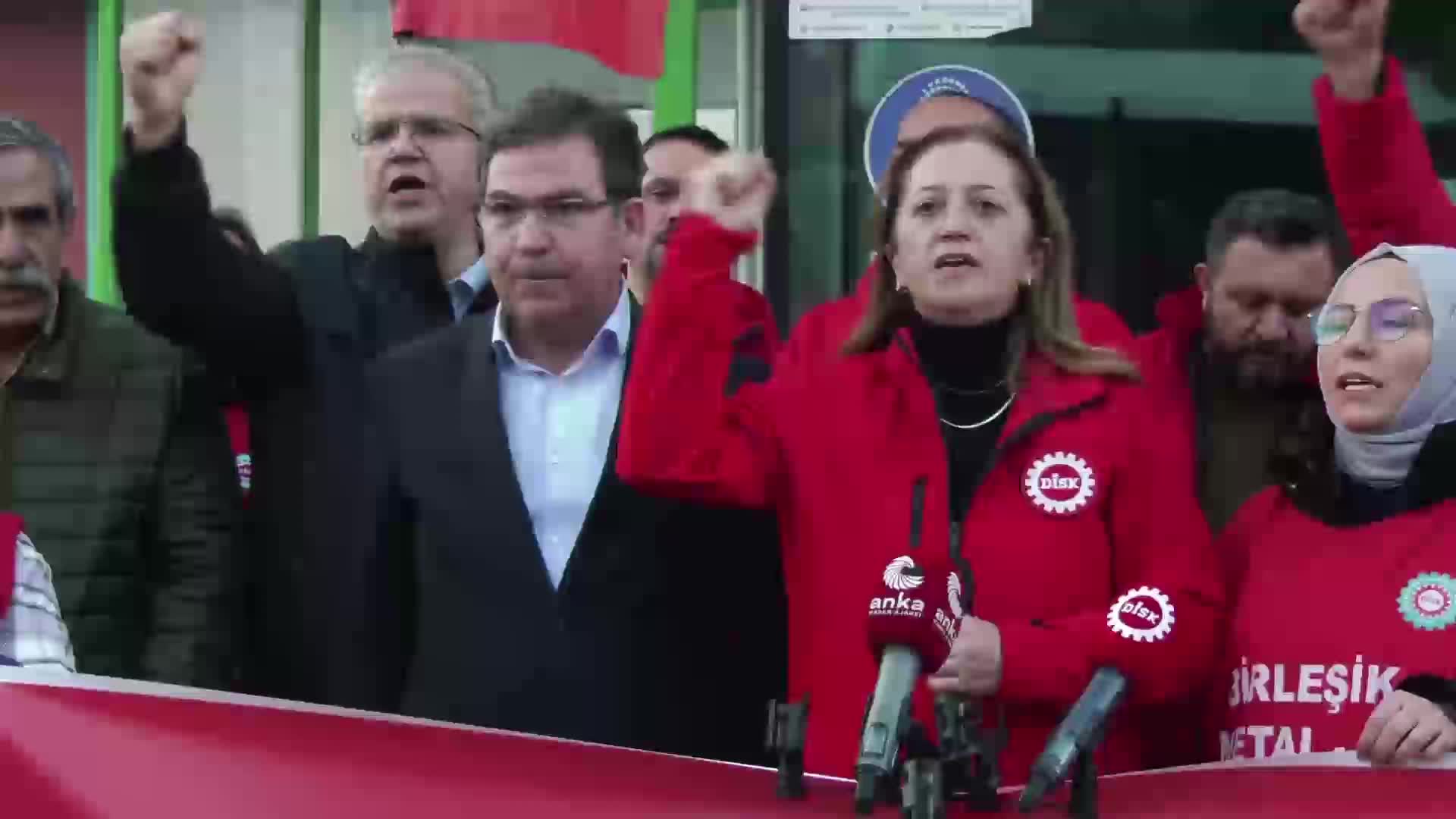 DİSK Genel Başkanı Çerkezoğlu: Onların güvendiği şey iktidarsa bizim güvendiğimiz tek şey örgütlü gücümüzdür