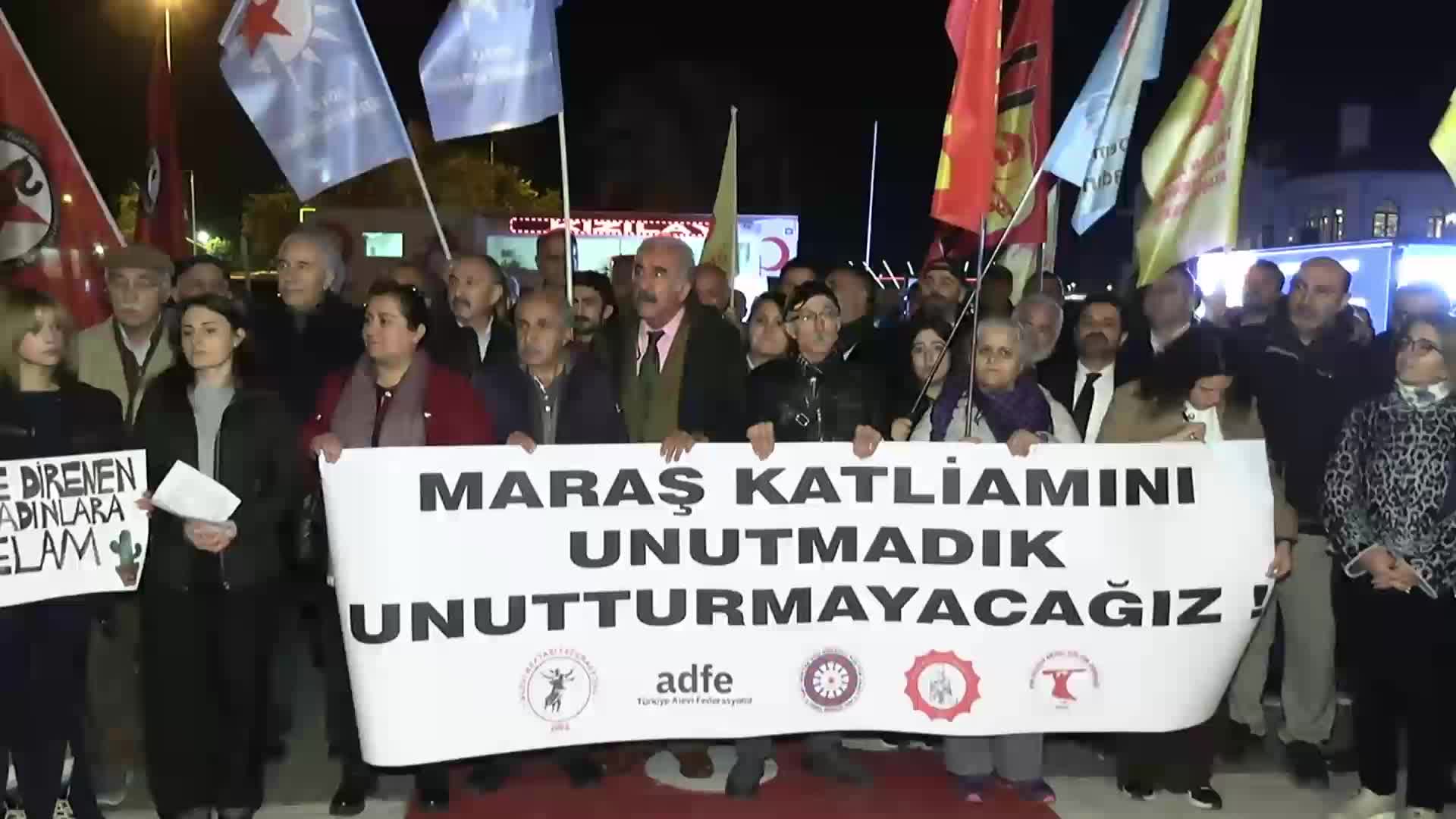 Kadıköy'de Maraş Katliamı anması: Maraş Katliamı bir insanlık suçudur!