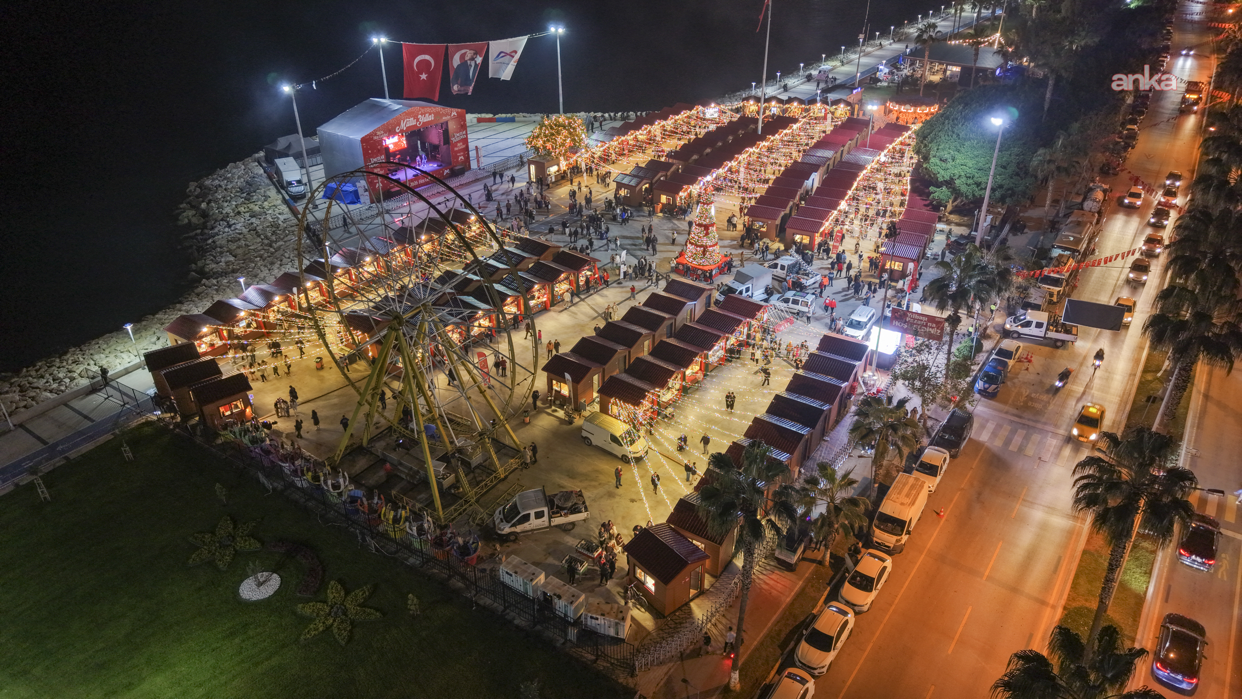 Mersin’i yeni yıl heyecanı sardı