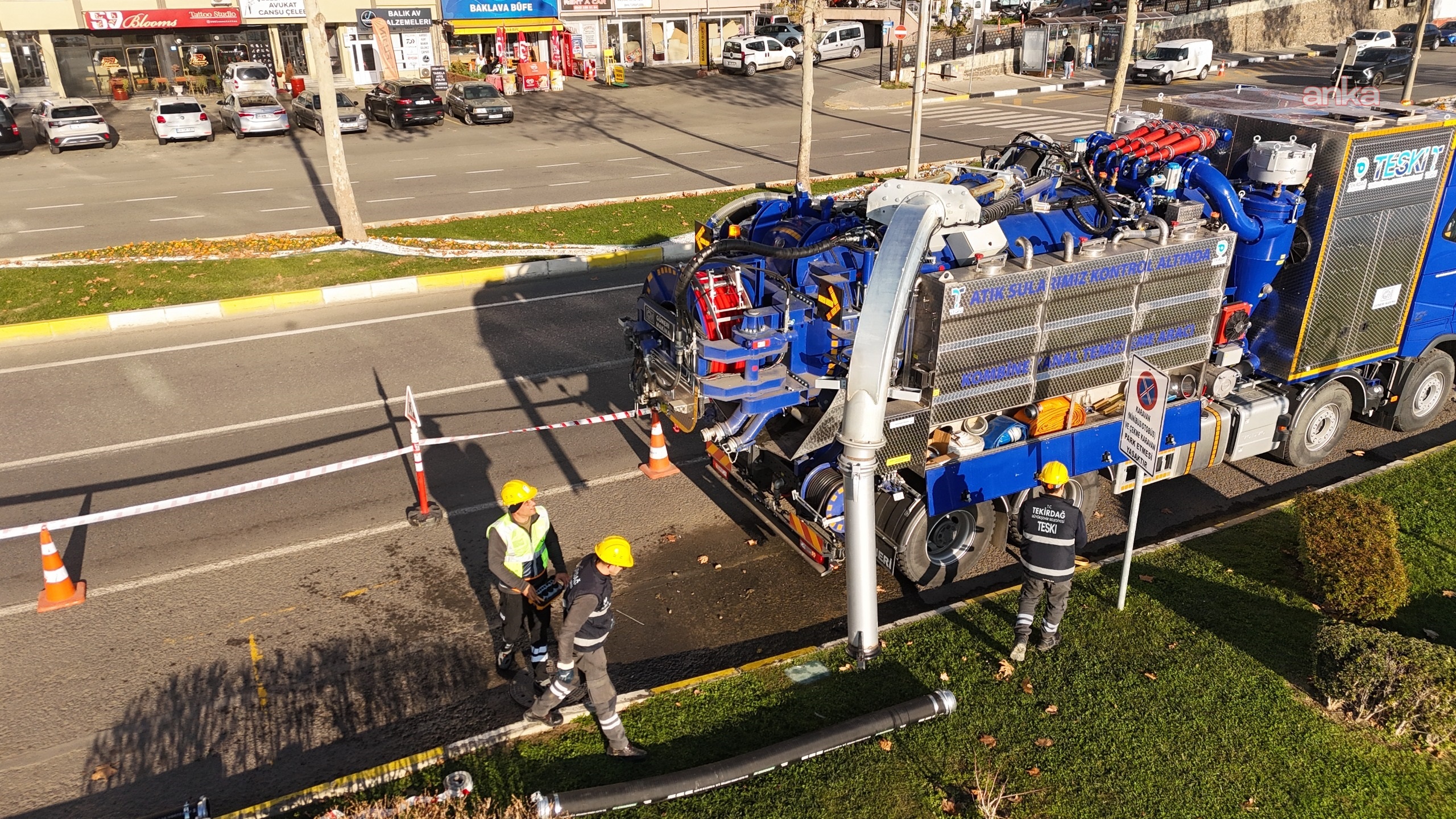 Tekirdağ altyapısına 700 beygirlik güç: Yeni kanal temizleme aracı hizmete girdi