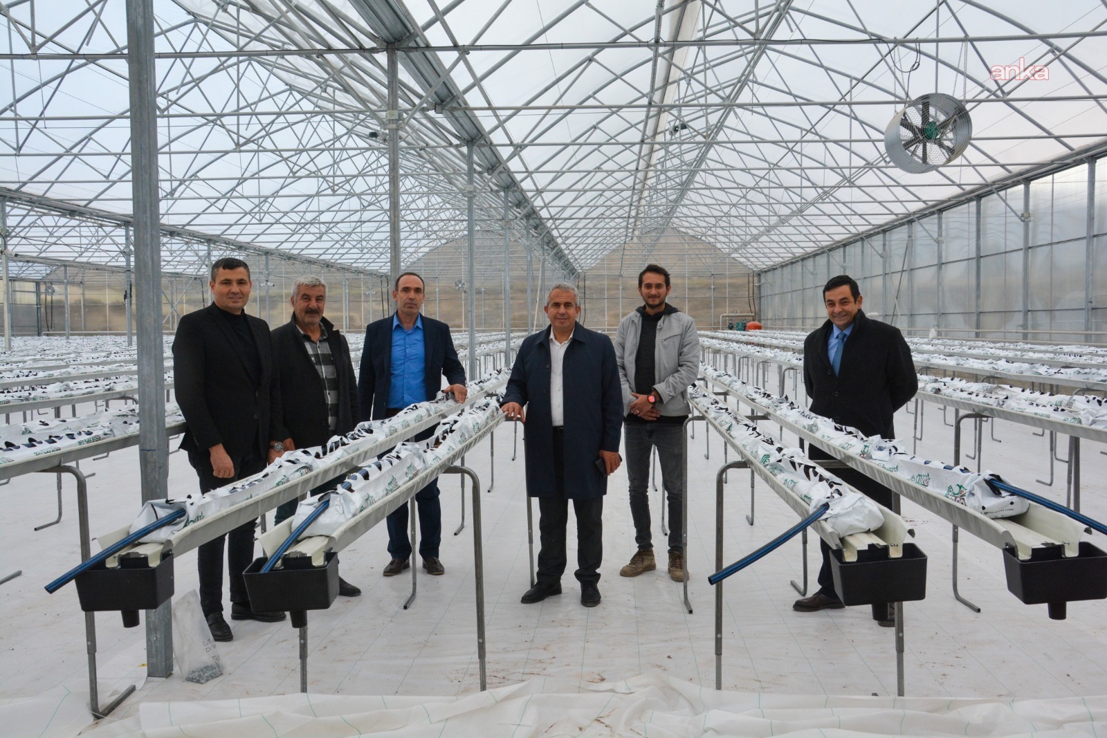 Kahramankazan'da termal sera ile verimli üretim başlıyor