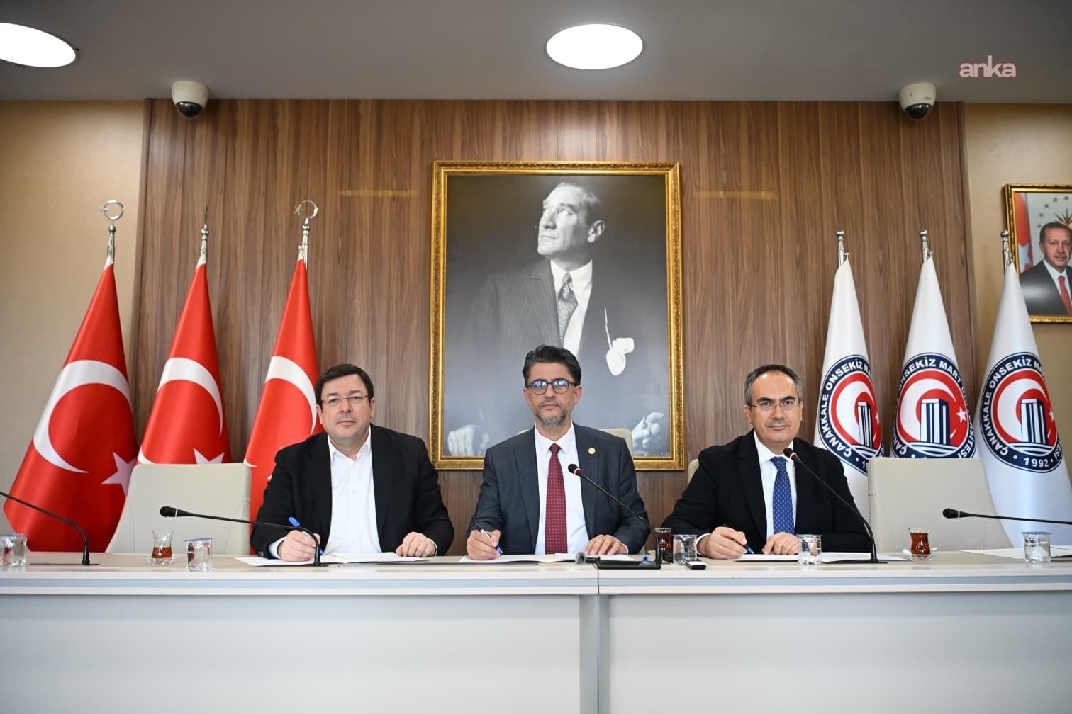 1. Uluslararası Çanakkale Seramik Sempozyumu için imzalar atıldı