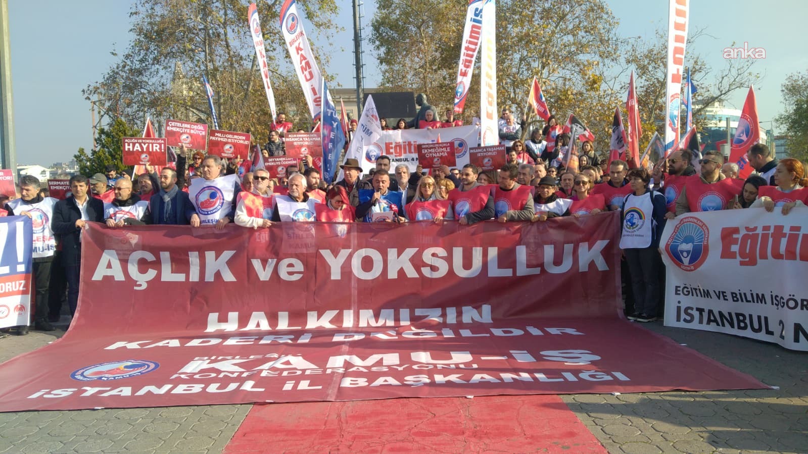 Birleşik Kamu-İş’e bağlı sendikalardan bir günlük iş bırakma eylemi: Ekonomik krizin faturasının önümüze koyulmasını kabul etmiyoruz
