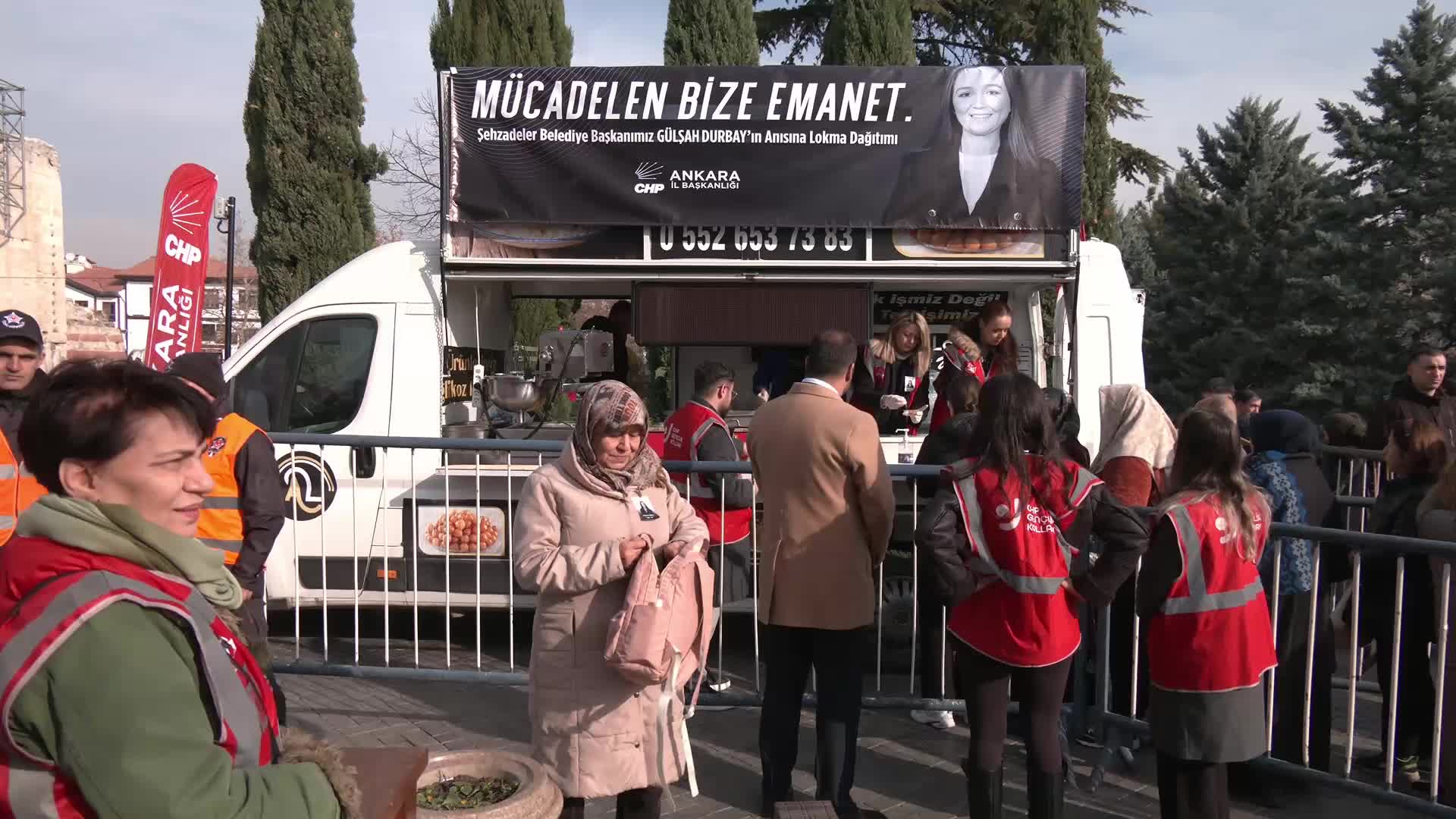 CHP Ankara İl Örgütü, Gülşah Durbay için lokma hayrı yaptı
