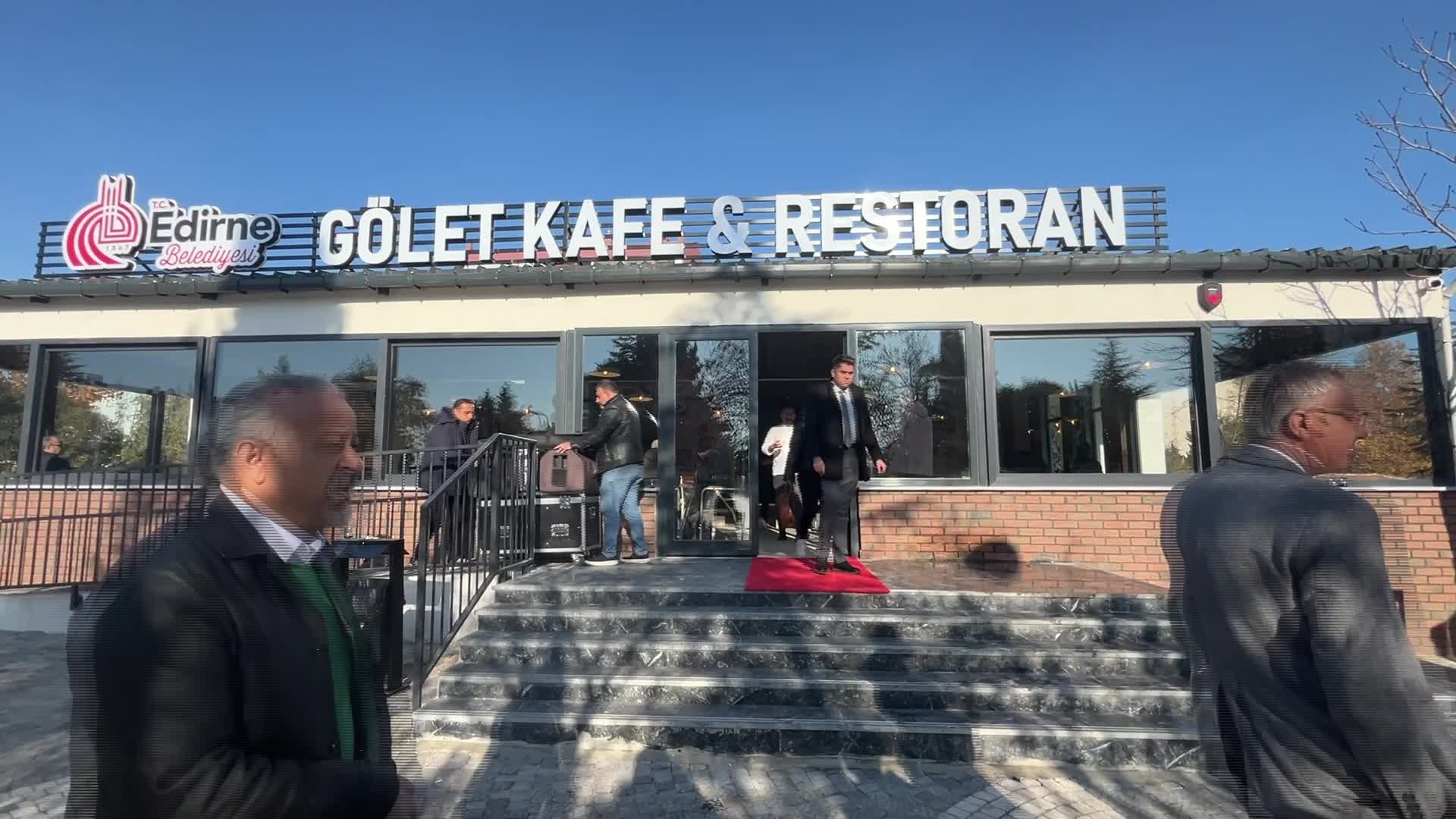 Edirne’de Suni Gölet ve Gölet Kafe Restoran yenilenerek hizmete açıldı