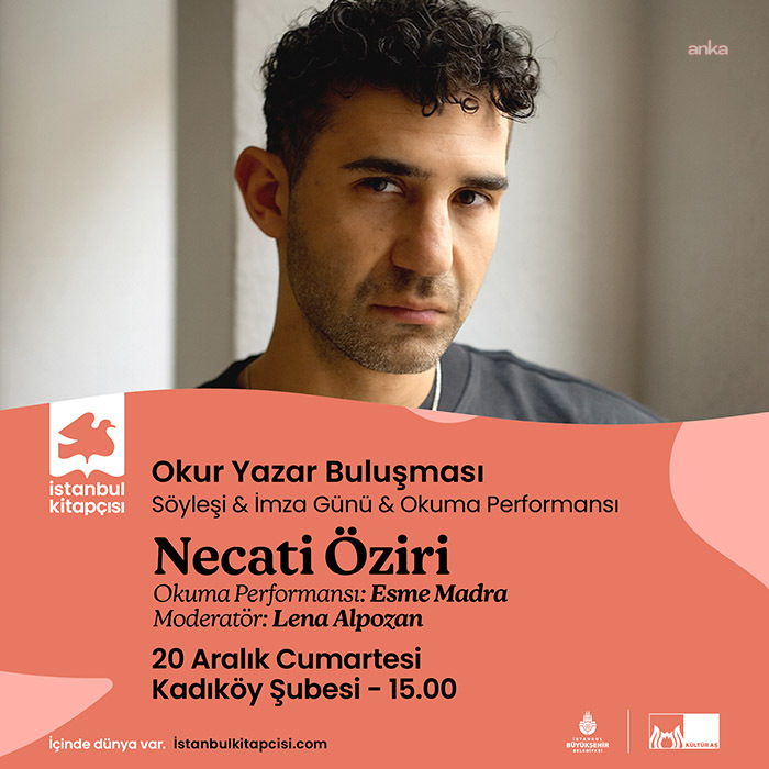 Necati Öziri, İstanbul Kitapçısı Kadıköy Şubesi'ne konuk oluyor