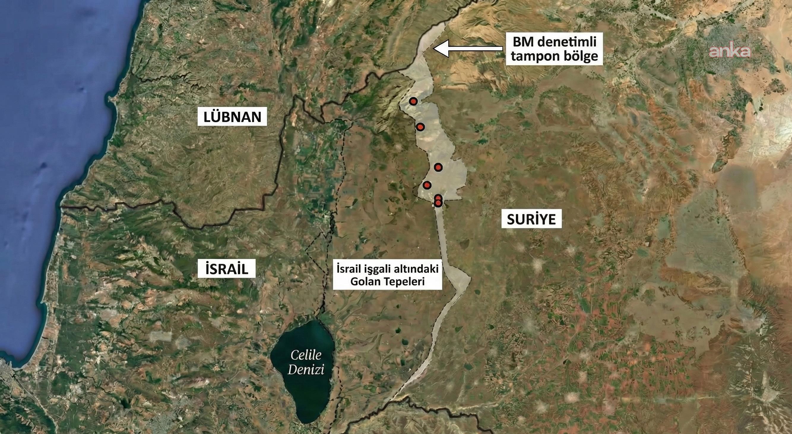 İsrail, Suriye’de yeni bir “silahsızlandırılmış bölge” talep etti