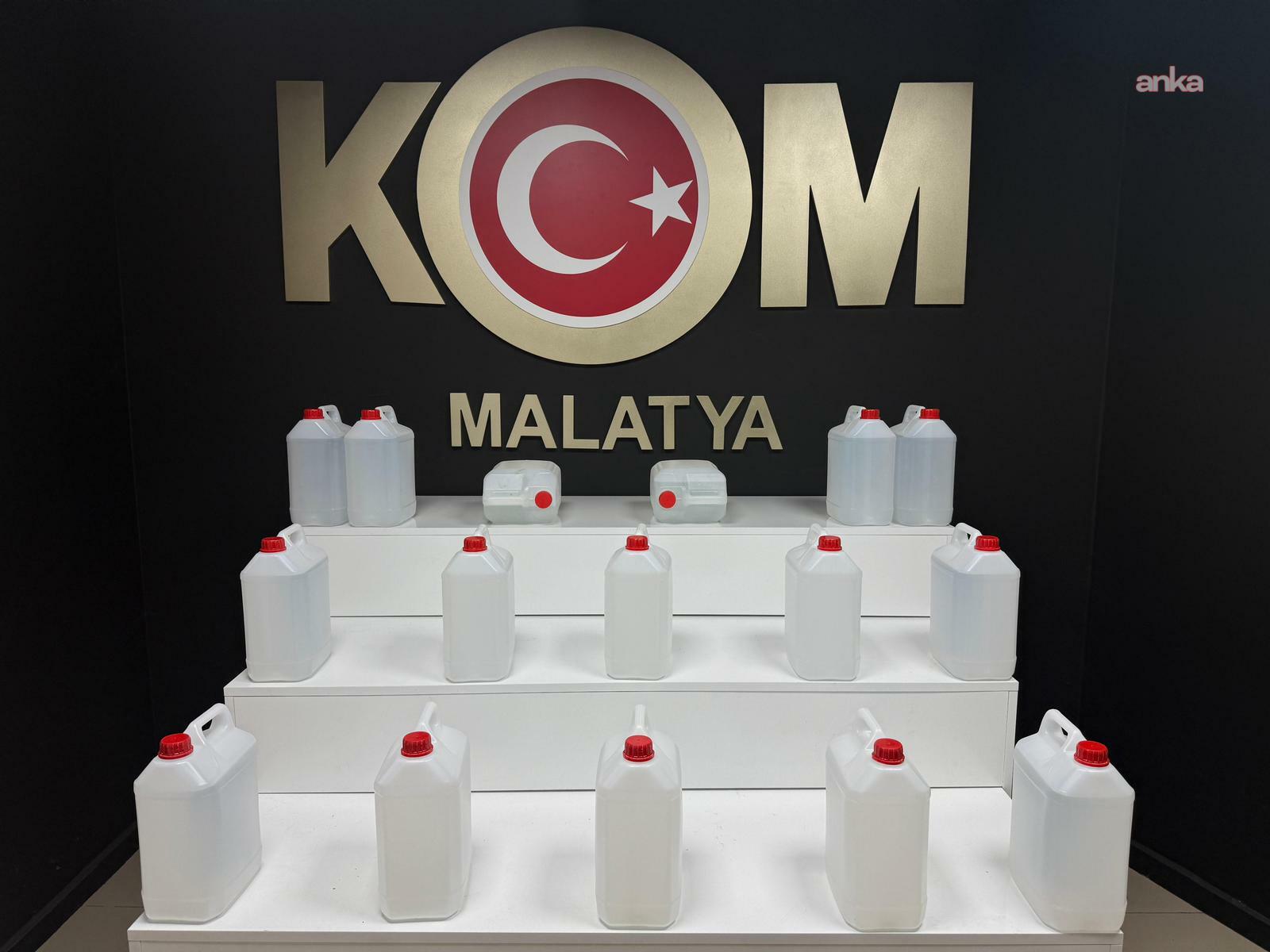 Yılbaşı öncesi Malatya’da 76 litre etil alkol ele geçirildi