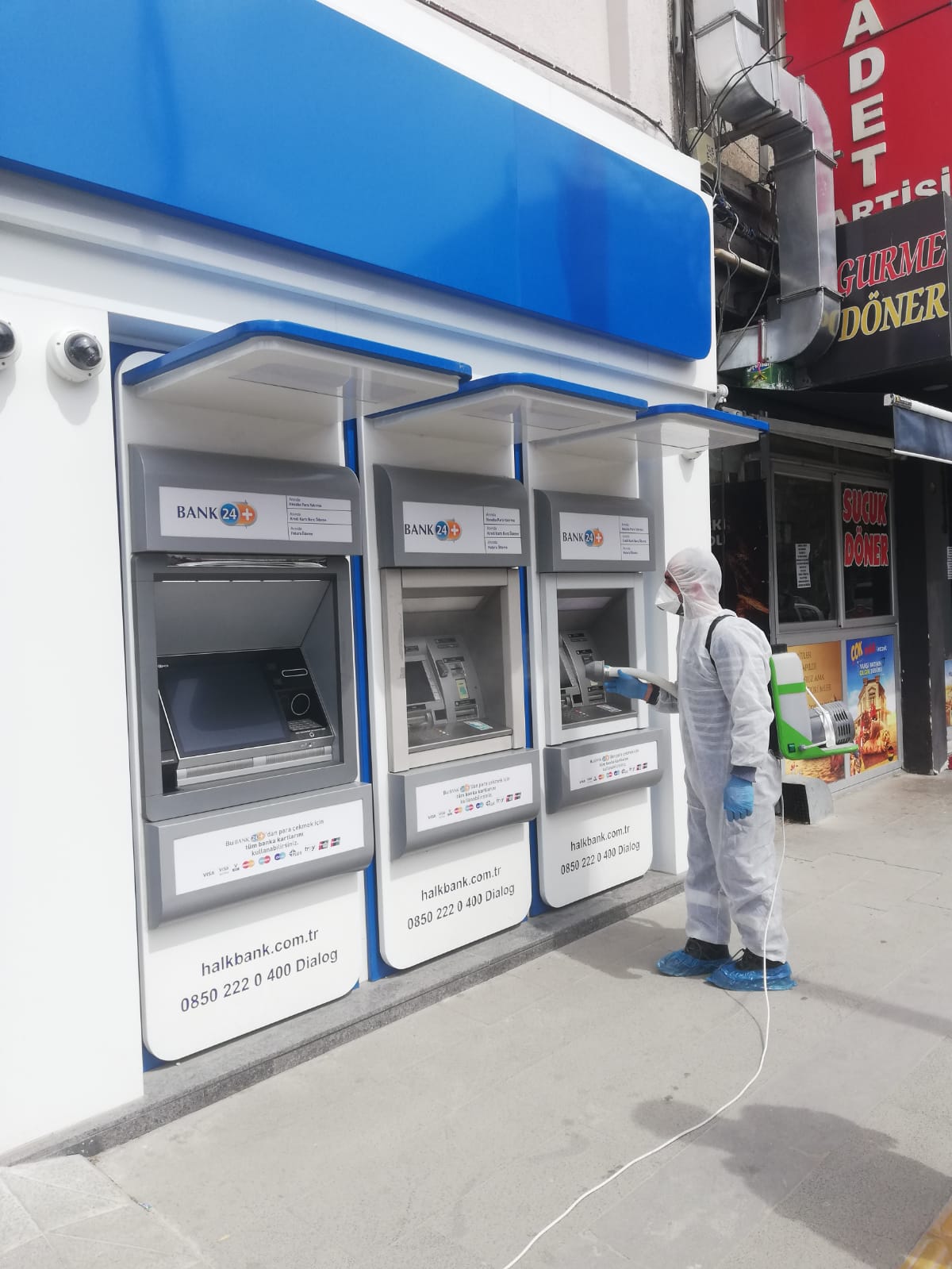 BURDUR BELEDİYESİ DEZENFEKTE ÇALIŞMALARINDA 4.TURDA