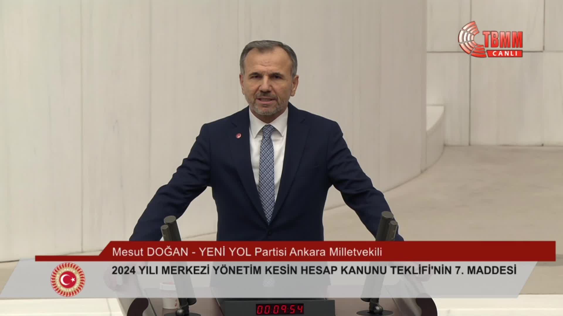 2026 bütçesi TBMM Genel Kurulu'nda... İYİ Partili Taşcı: "Hiç kimse Başbuğ'un terörün siyasi uzantılarına muhabbetini kanıtlayamaz"
