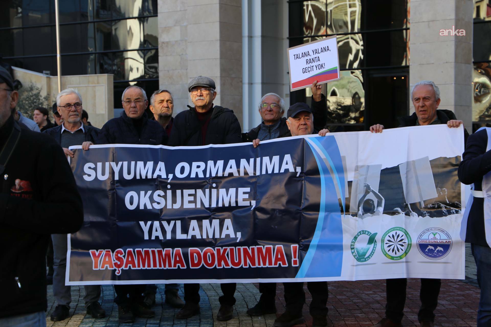Bulancak’ta vahşi madenciliğe karşı “Toprak Bizim, Yaşam Bizim” mitingi