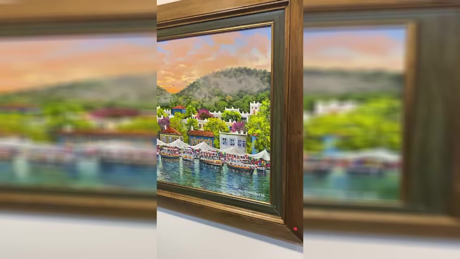 Ressam Yalçın Gökçebağ'ın Armoni Sanat Galerisi’ndeki sergisi 14 Ocak'a kadar ziyaret edebilecek