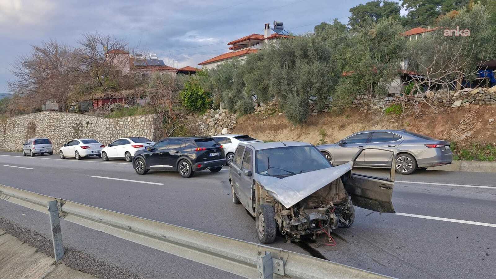 Muğla'da trafik kazası: 1 ölü, 1 yaralı