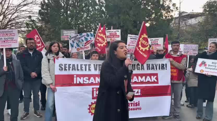 Gaziantep’te halk buluşmasında insanca yaşam talebi