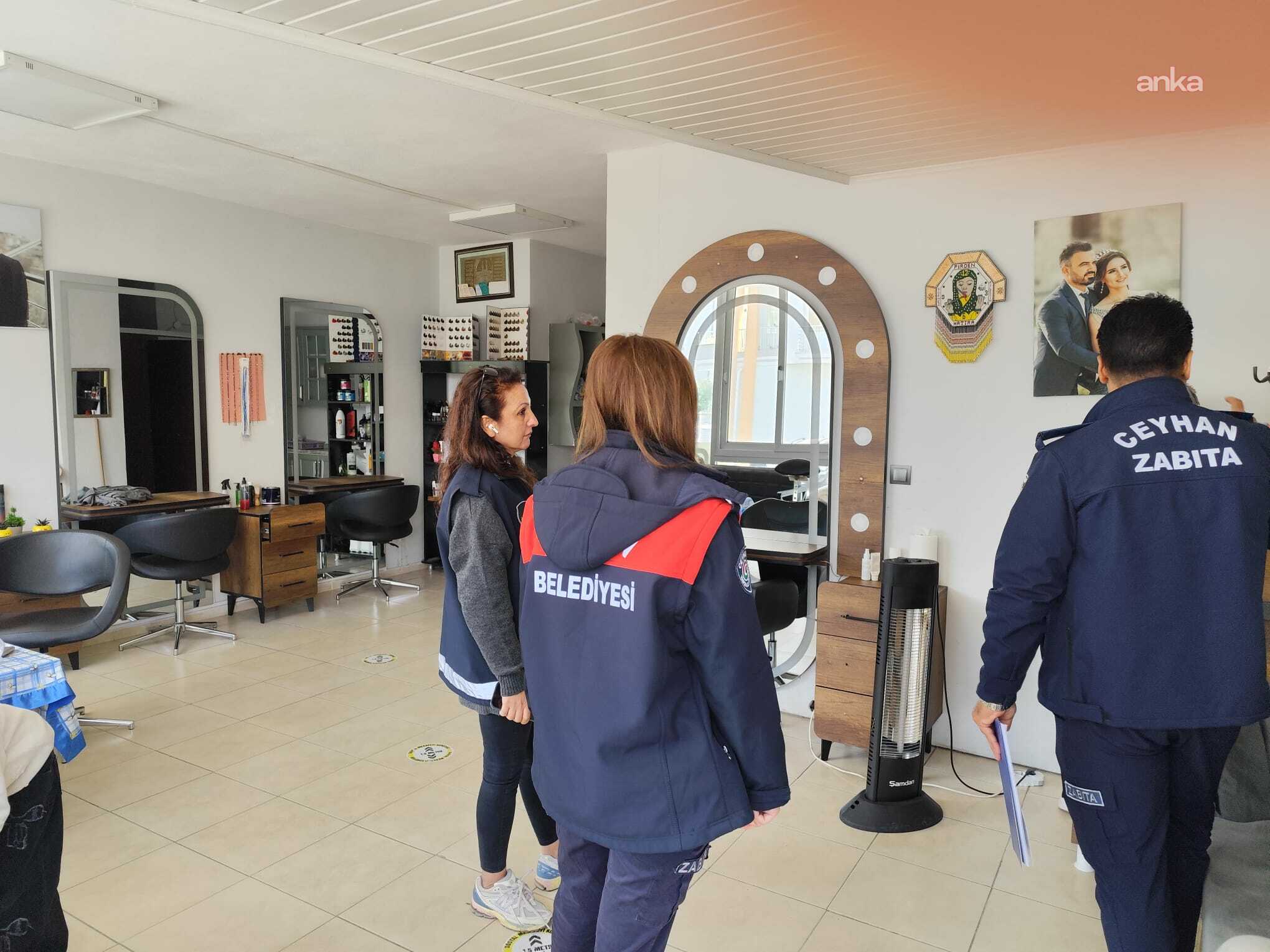 Ceyhan Belediyesi’nden kuaför ve güzellik salonlarına yönelik denetim