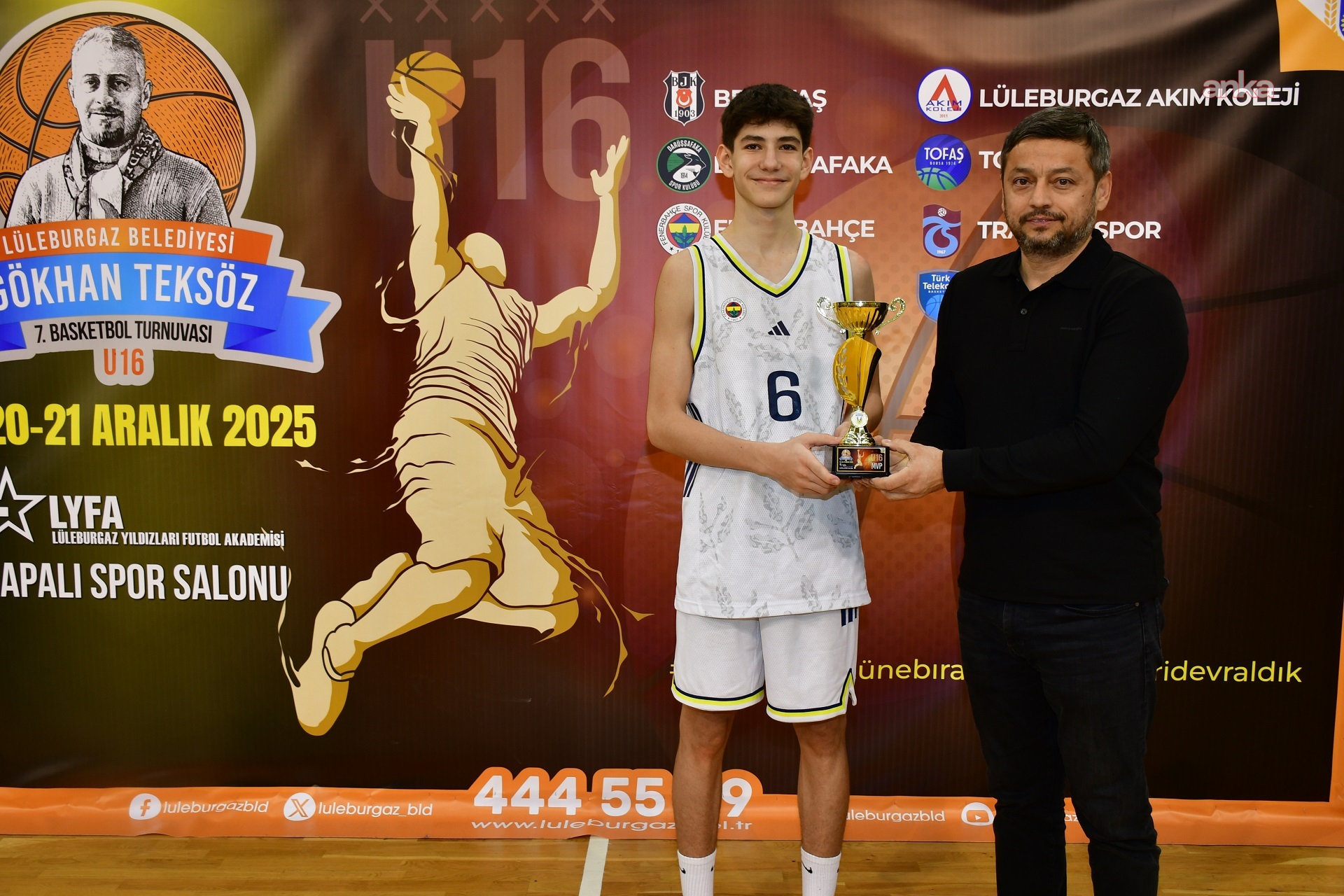 Lüleburgaz Belediyesi Gökhan Teksöz 7. Basketbol Turnuvası'nın şampiyonu Fenerbahçe oldu
