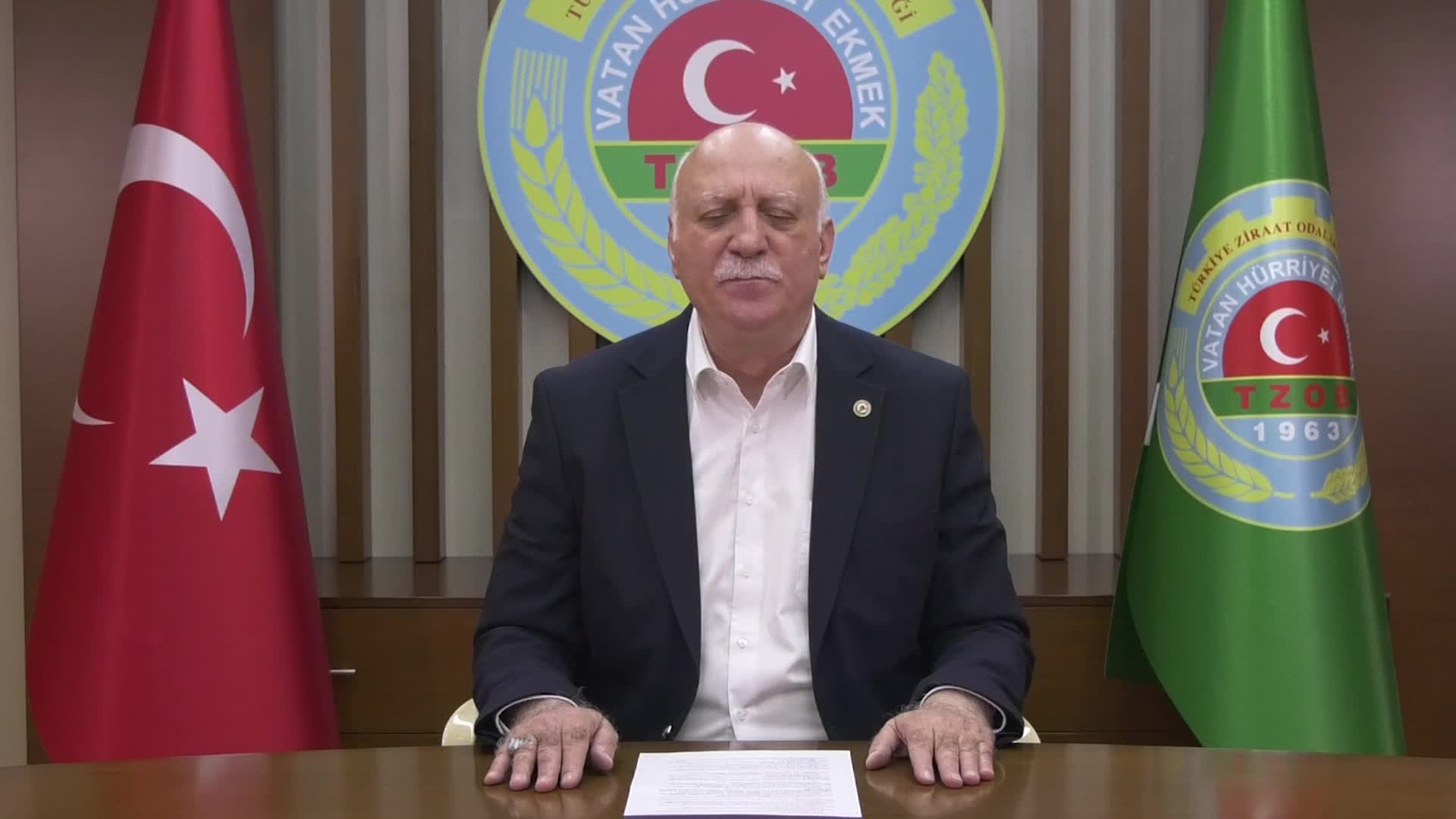 TZOB Genel Başkanı Bayraktar: "Zirai dondan etkilenen çiftçilerimiz mağdur edilmemeli"