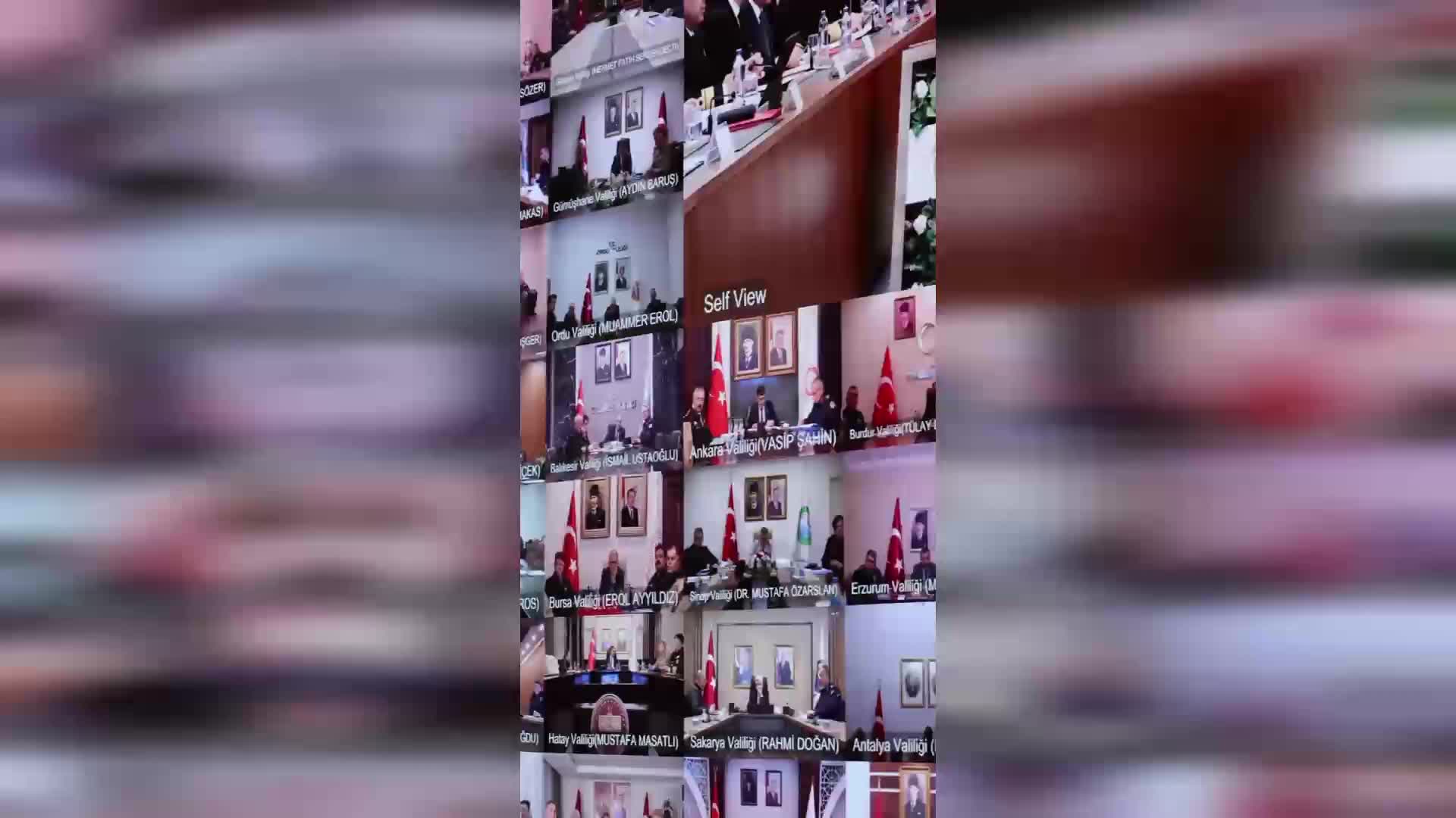 İçişleri Bakanı Yerlikaya: 81 İl Valimiz ile "Yeni Yıl Tedbirleri Koordinasyon Toplantımızı” gerçekleştirdik