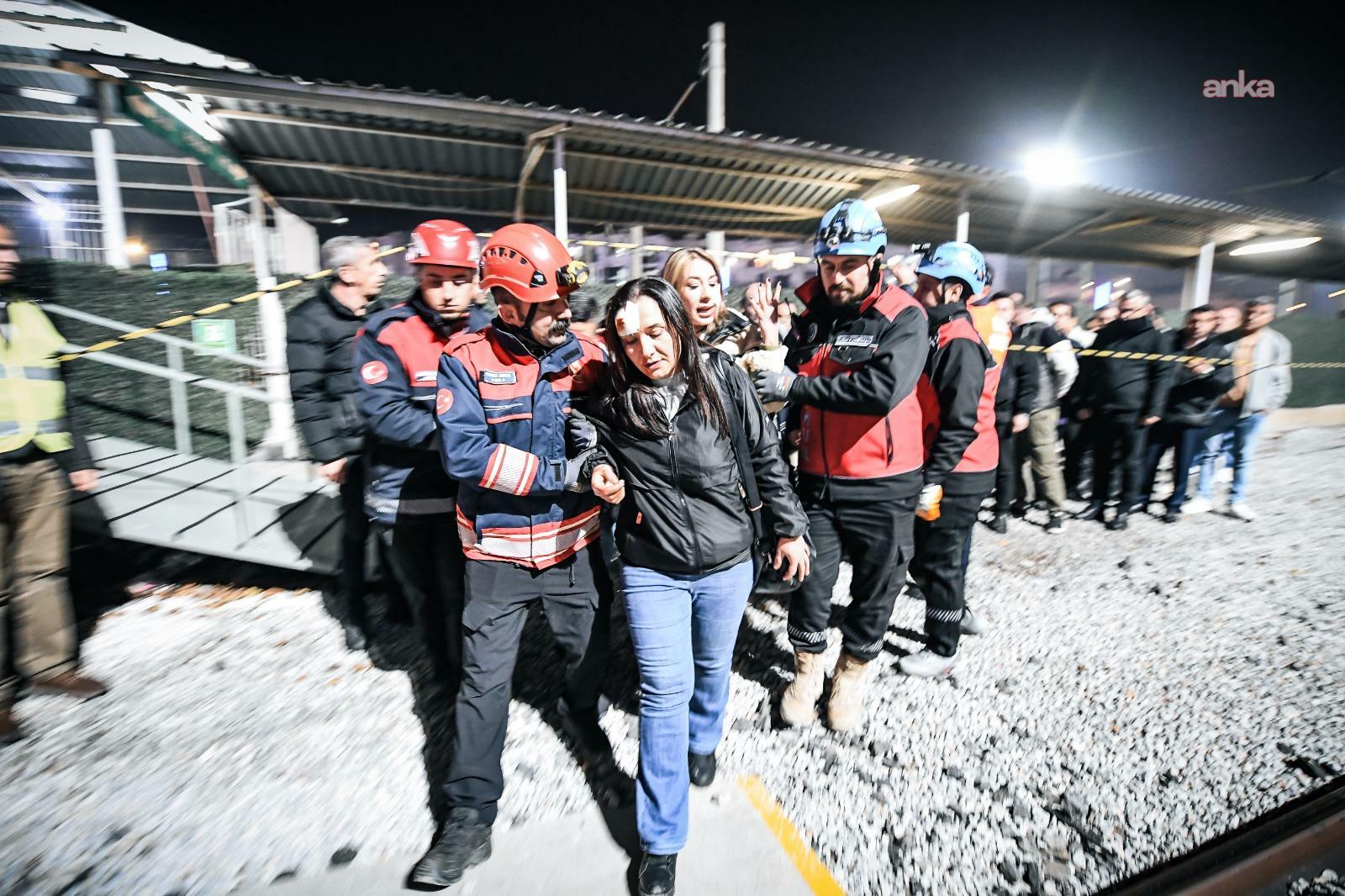 Menemen İZBAN İstasyonu’nda deprem tatbikatı