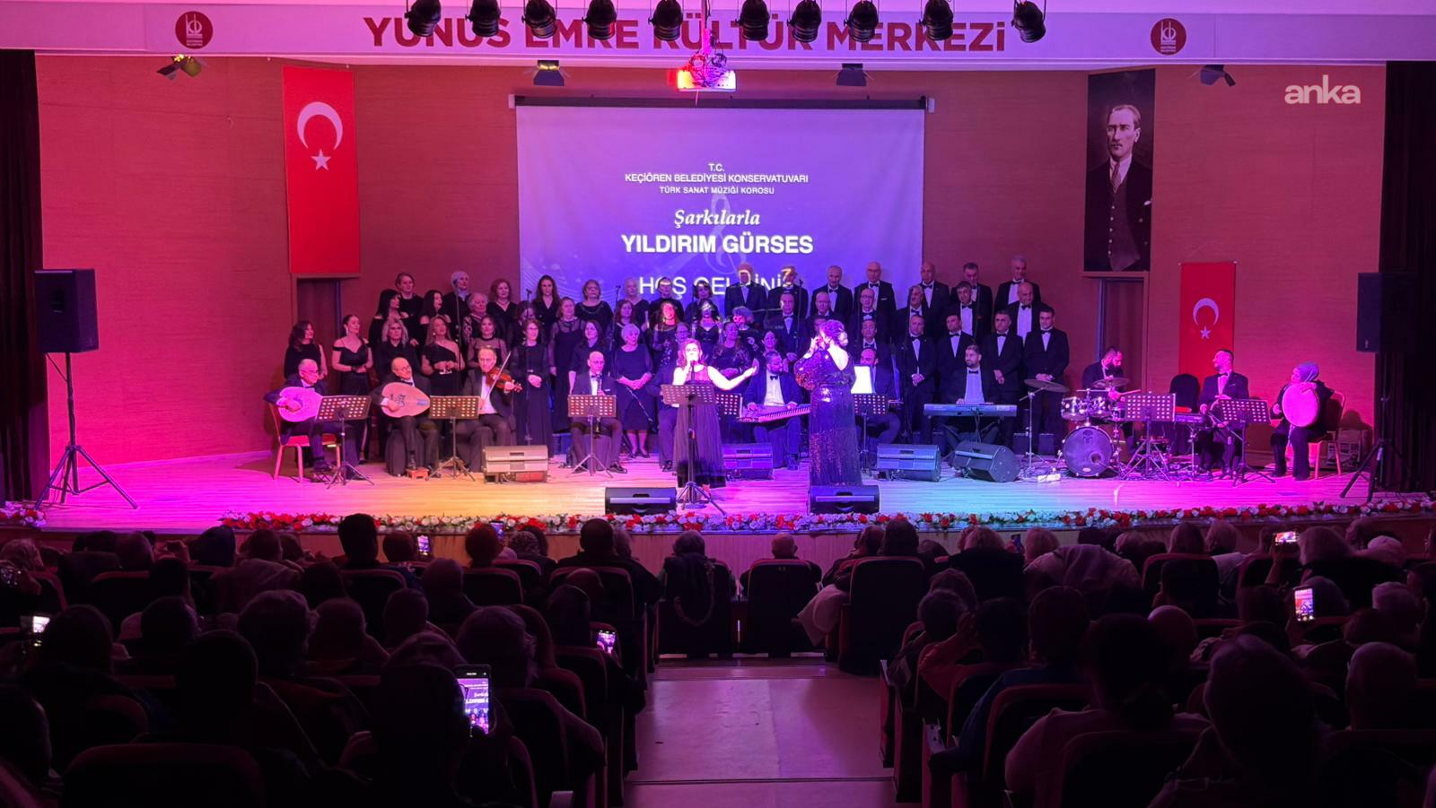 Keçiören’de "Şarkılarla Yıldırım Gürses" konseri