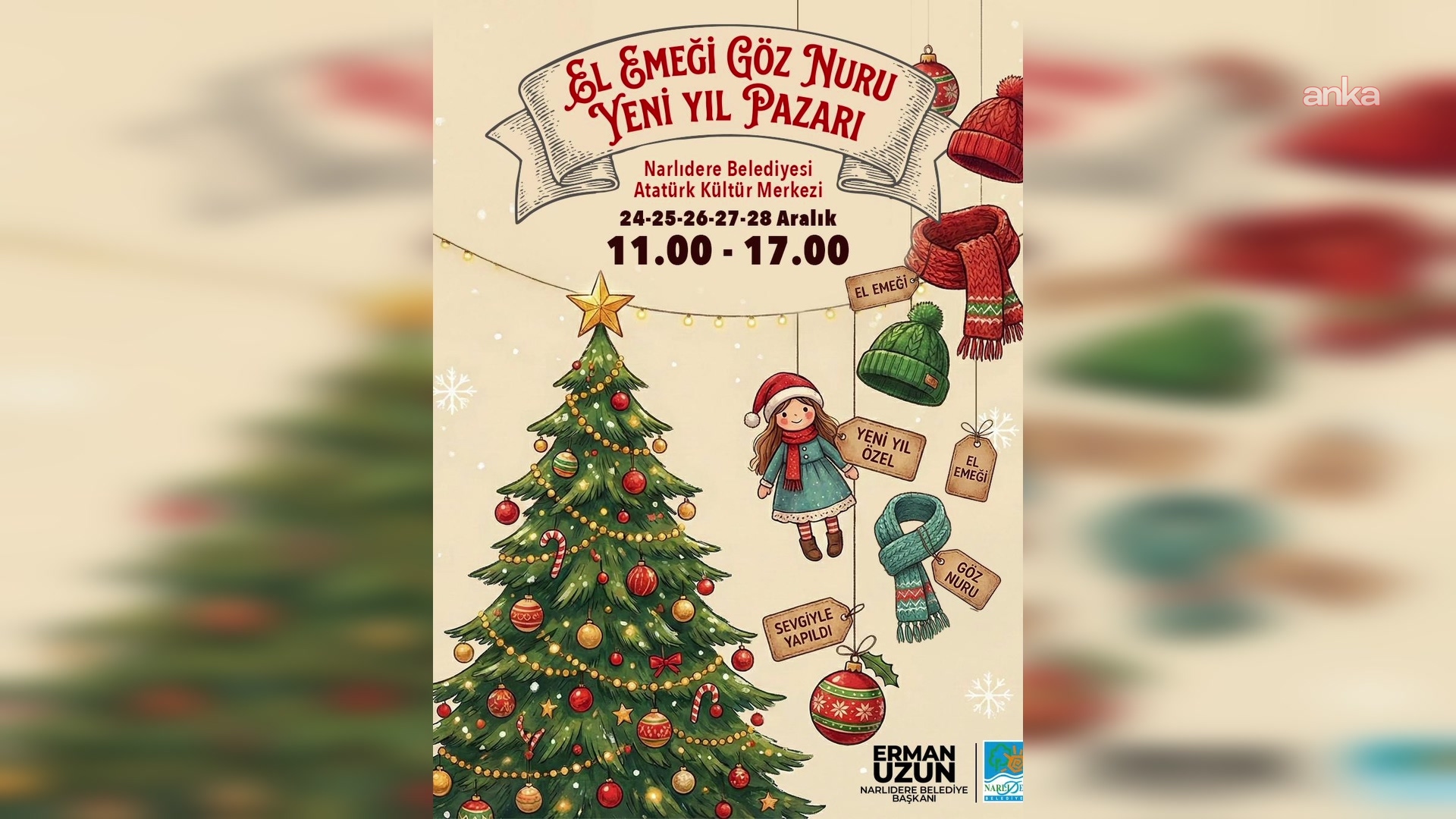 Narlıdere Belediyesi'nden yeni yıl haftasında iki ayrı etkinlik