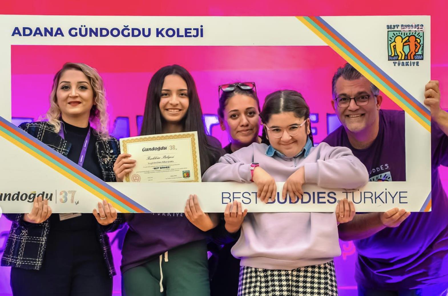 Özel gereksinimli çocukların en mutlu günü: "Best Buddies" projesi Adana’da hayata geçti
