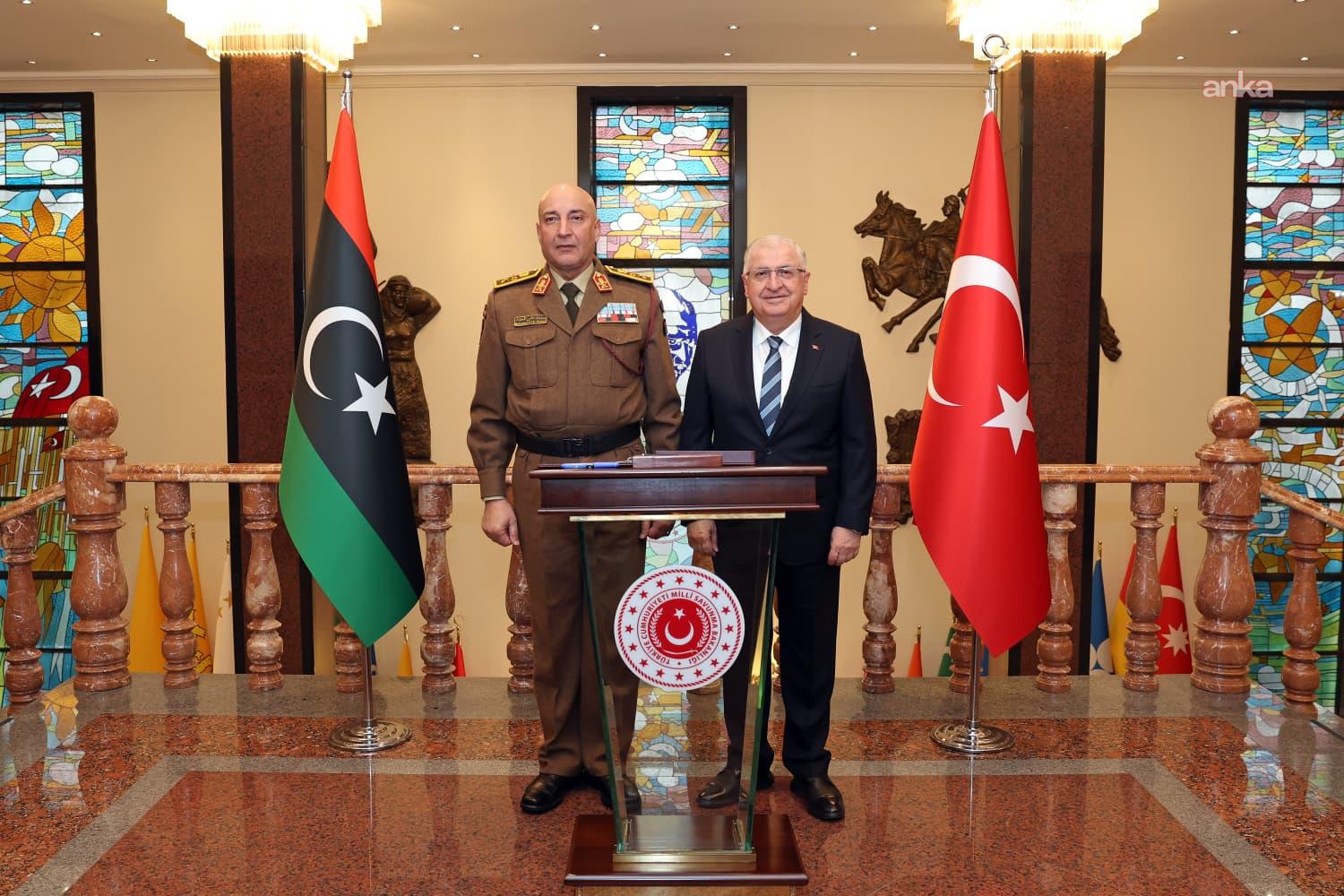 Bakan Güler, Libya Genelkurmay Başkanı Orgeneral Al-Haddad'ı kabul etti