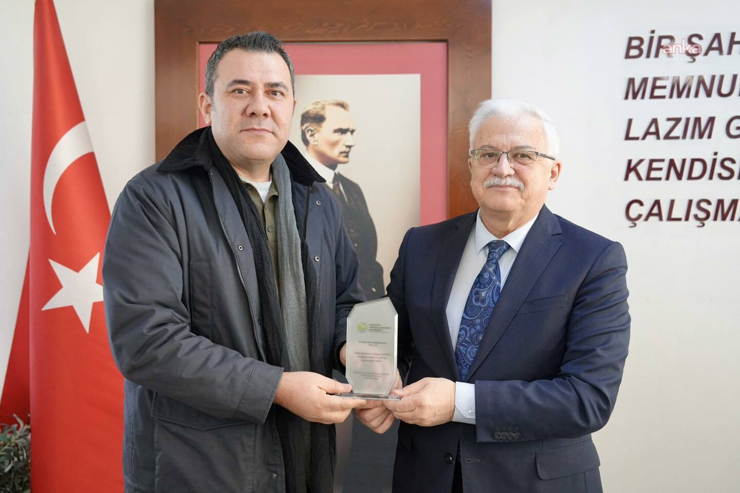 Burhaniye Tarımsal Kalkınma Kooperatifi'nden Burhaniye Belediye'ne teşekkür ziyareti