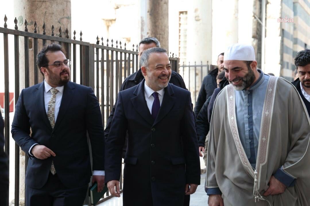 Türkiye'nin Şam Büyükelçisi olarak atanan Yılmaz, Emevi Cami'yi ziyaret etti