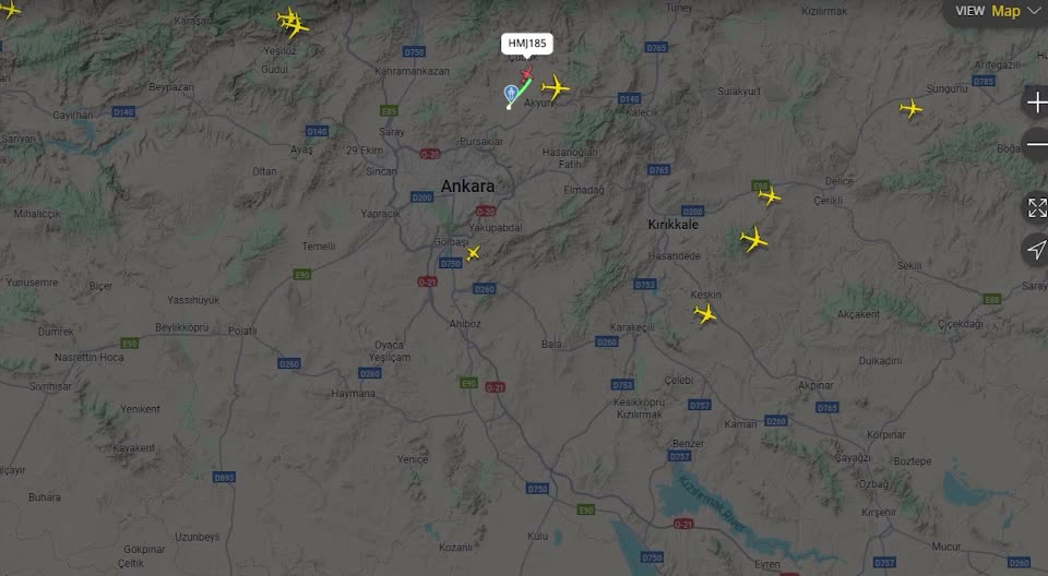 Libya Genelkurmay Başkanı Al-Haddad ve heyetini taşıyan jet Ankara'da düştü
